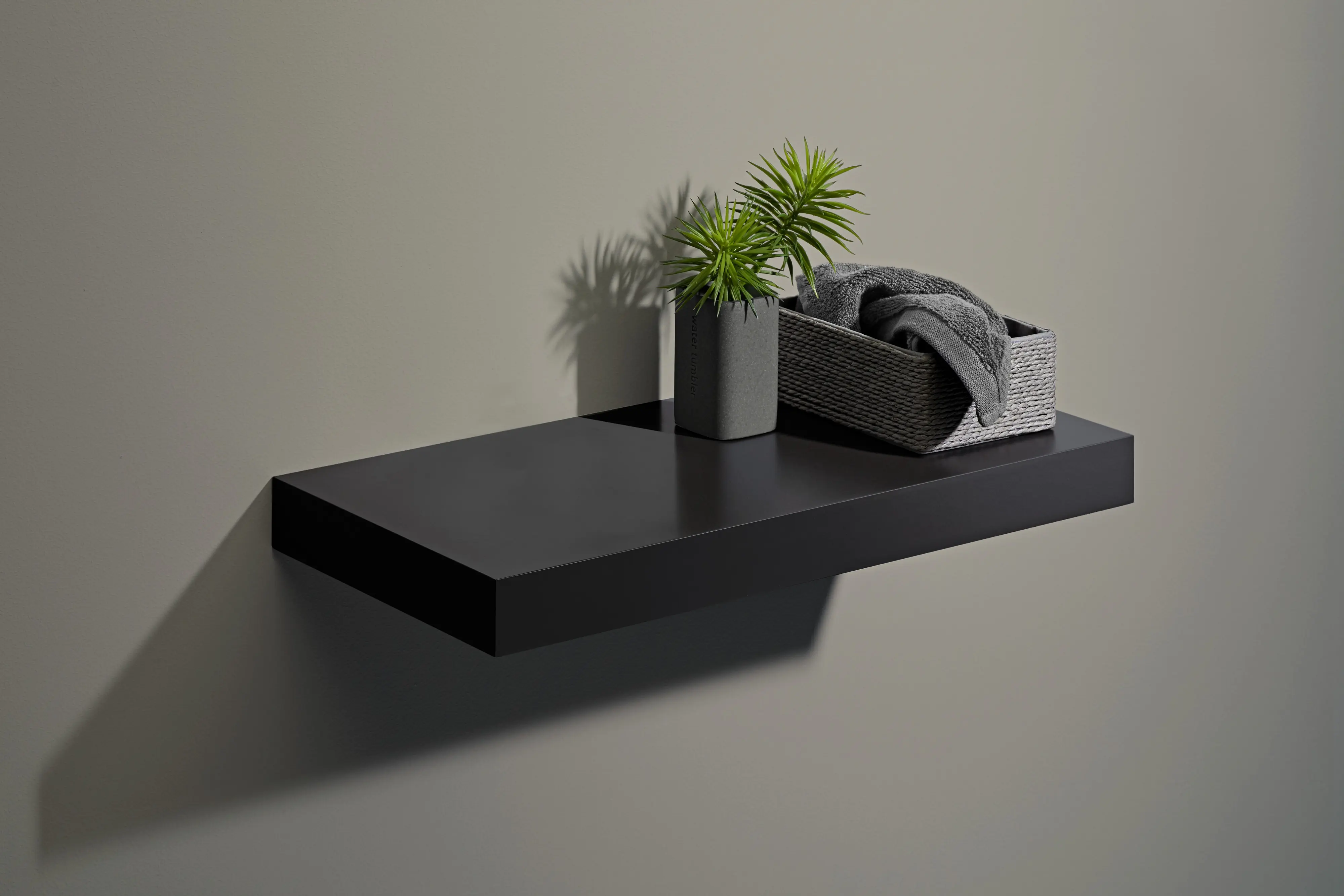 Dolle Wandregal 57 x 25 cm 50 mm schwarz