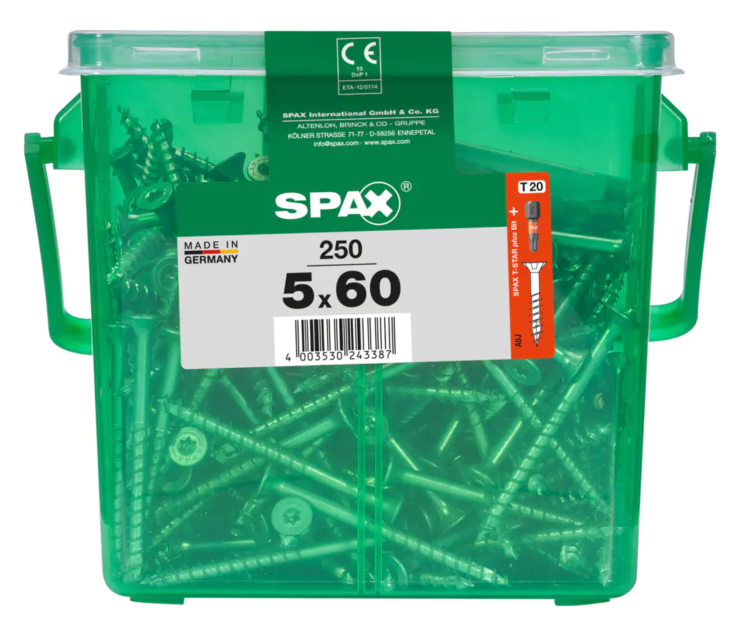 Spax Universalschrauben 5.0 x 60 mm TX 20 - 250 Stk.
