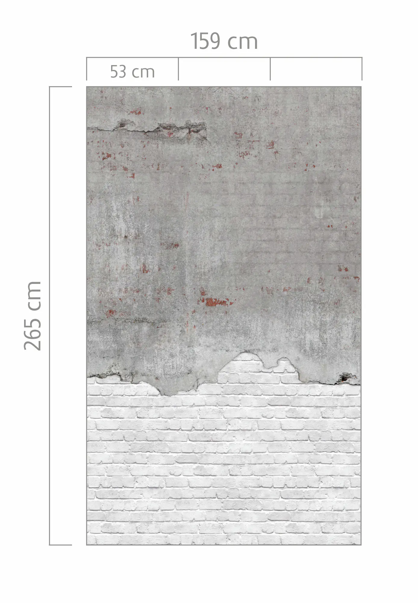 Rasch Vlies Fototapete 364286 Weiß-Offwhite Muster & Motive 2,65 m x 1,59 m