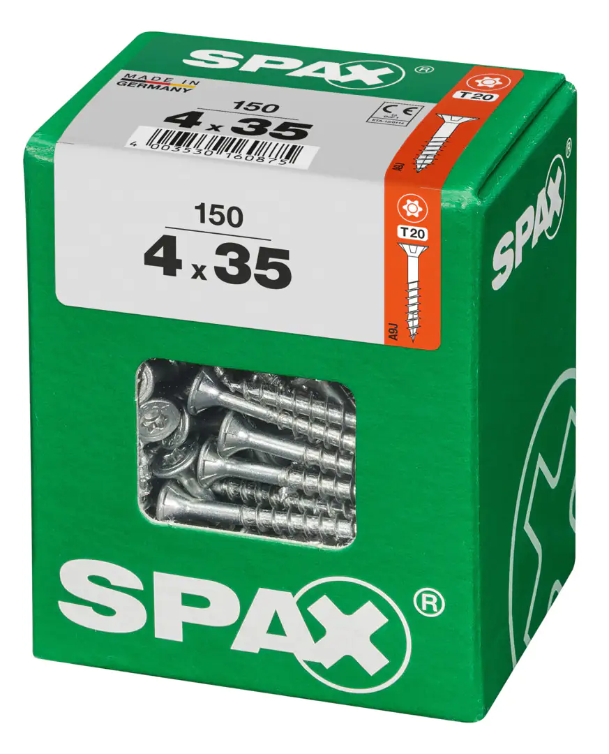 Spax Universalschrauben 4.0 x 35 mm TX 20 - 150 Stk.