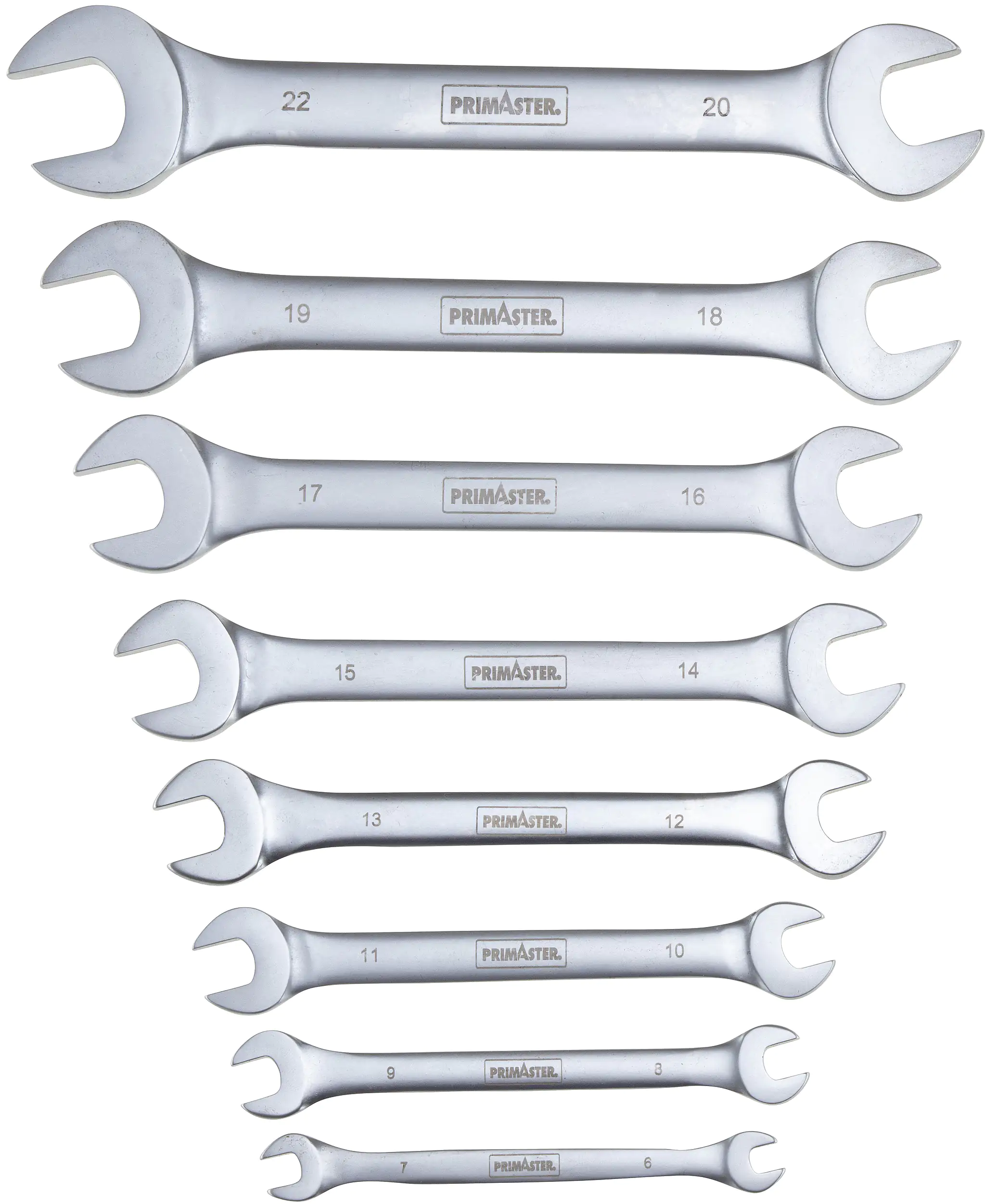 Primaster Maulschlüssel-Set 8-teilig 6 - 22 mm