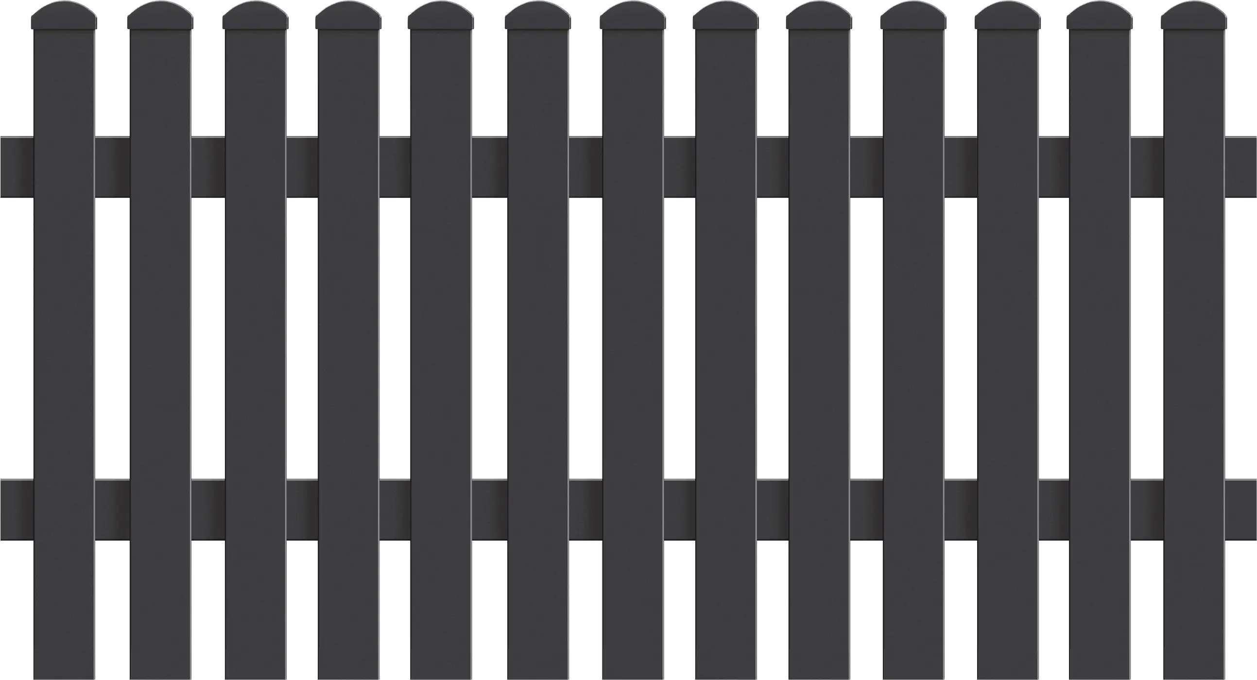 KM Zaun Zaunfeld Meran Gerade 148 x 80 cm, anthrazit