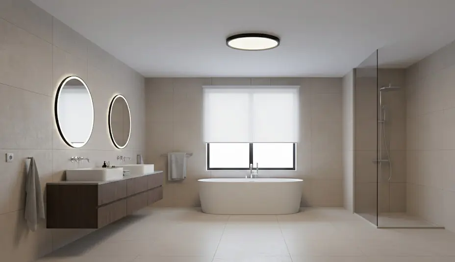 Ledvance Smart+ LED Deckenleuchte Orbis Disc schwarz Ø 50 cm 32 W