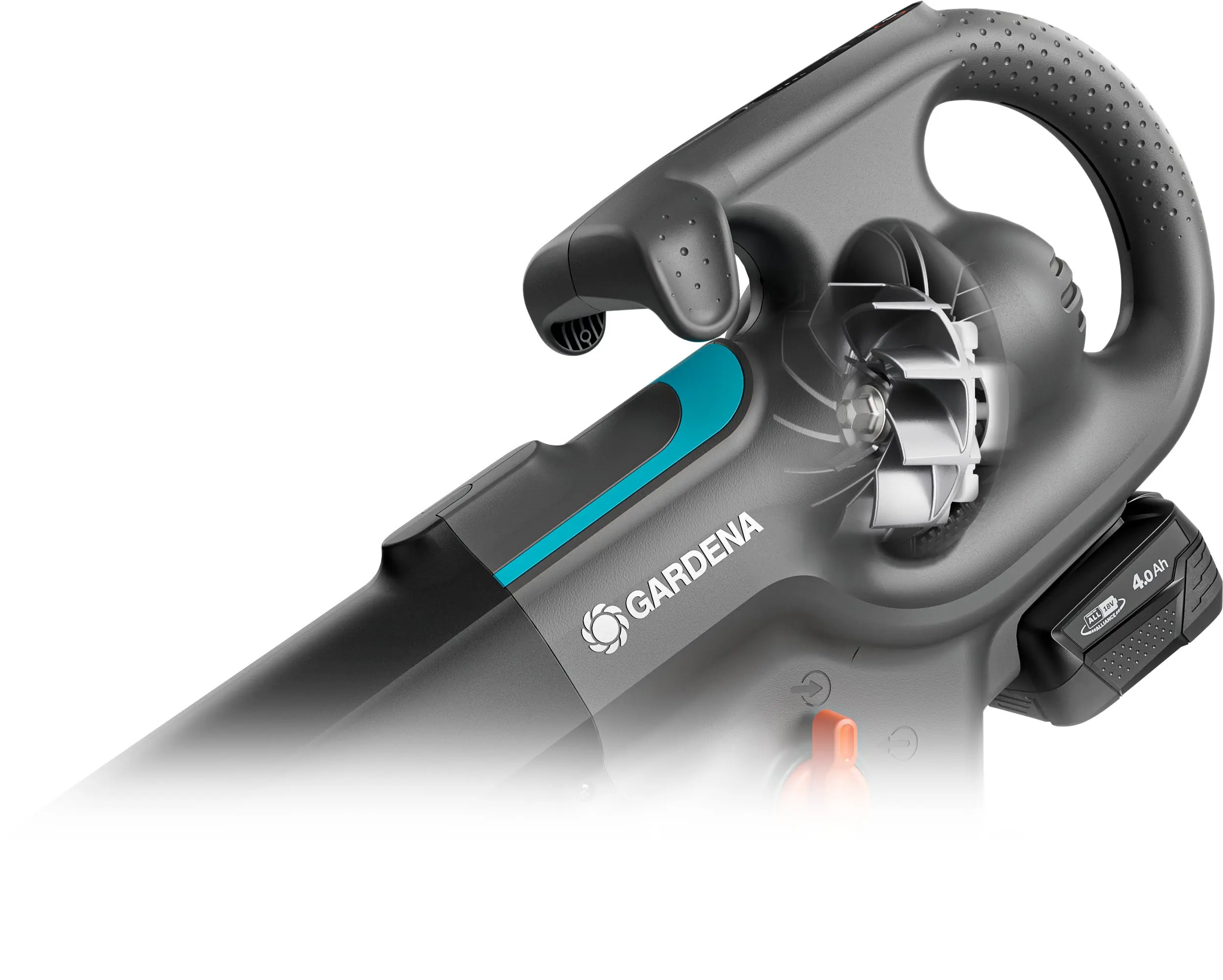 Gardena Akku-Laubbläser PowerJet, 18 V, Ohne Akku, Blasgeschwindigkeit: 250 km/h Gardena Akku-Laubbläser PowerJet, 18 V, Ohne Akku, Blasgeschwindigkeit: 250 km/h