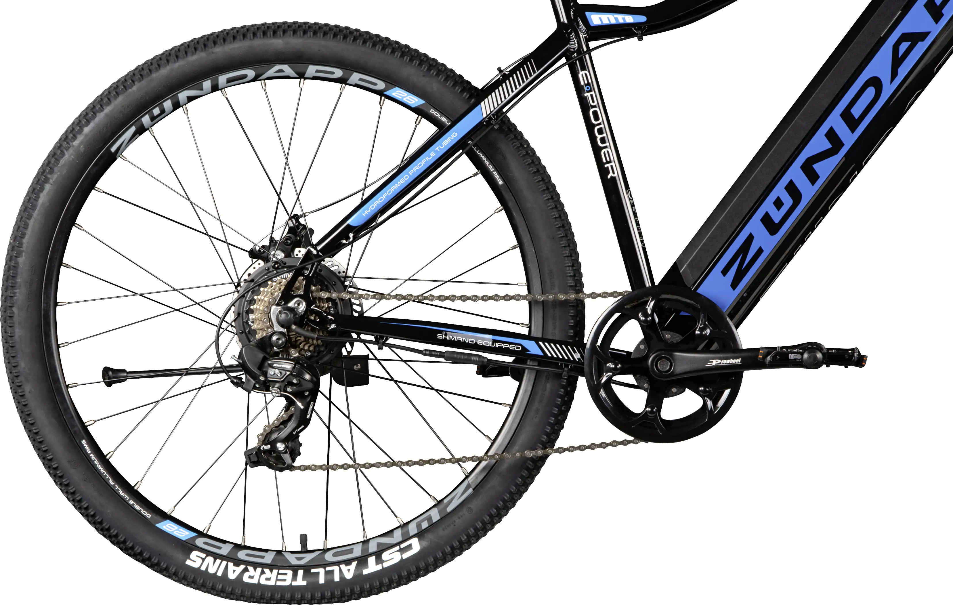 Zündapp E-Bike MTB Z801 27,5 Zoll 21-Gang 417 Wh schwarz blau