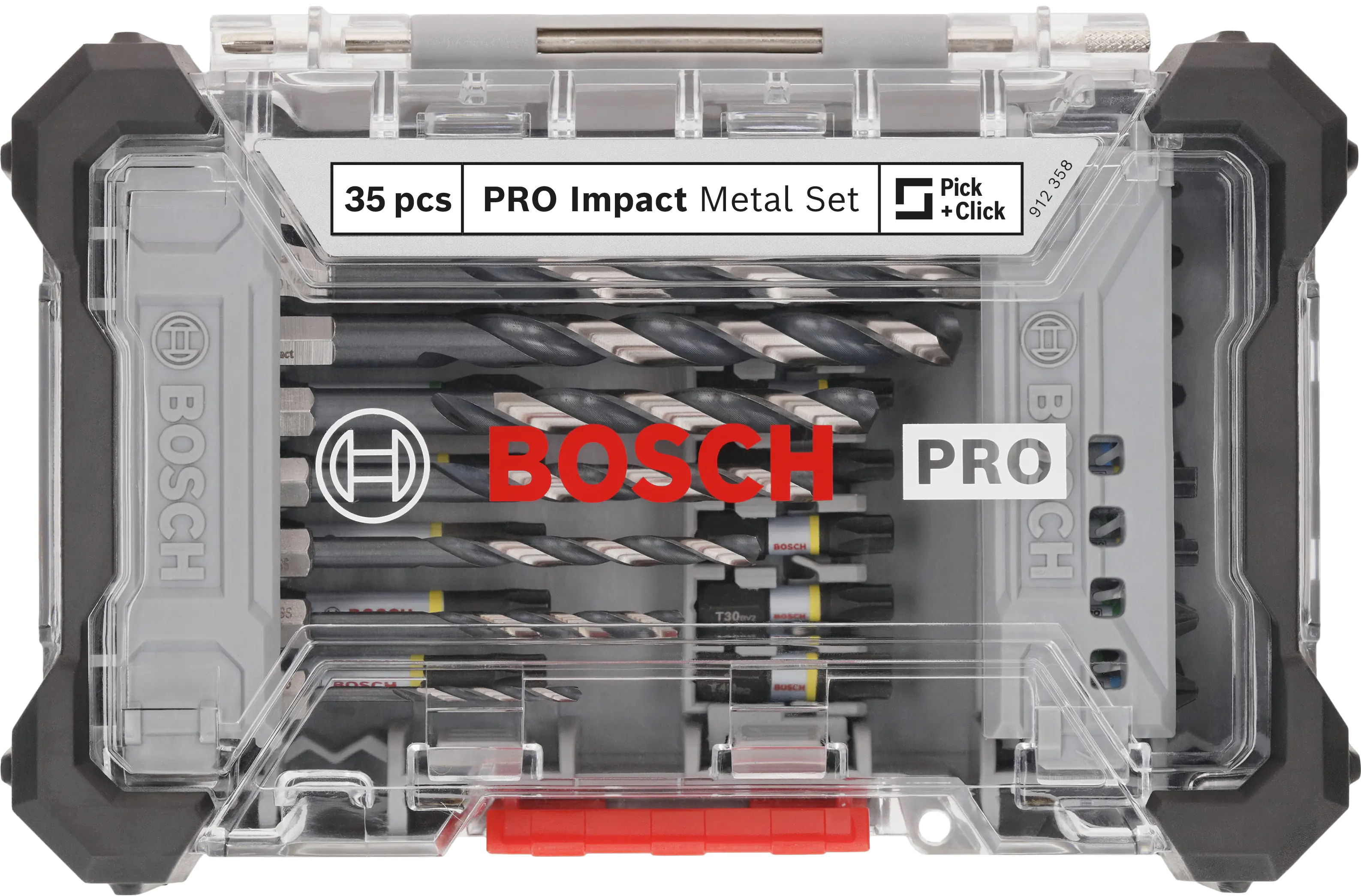 Bosch PRO Impact Metallbohrer und Bit-Set 35-teilig Bosch PRO Impact Metallbohrer und Bit-Set 35-teilig