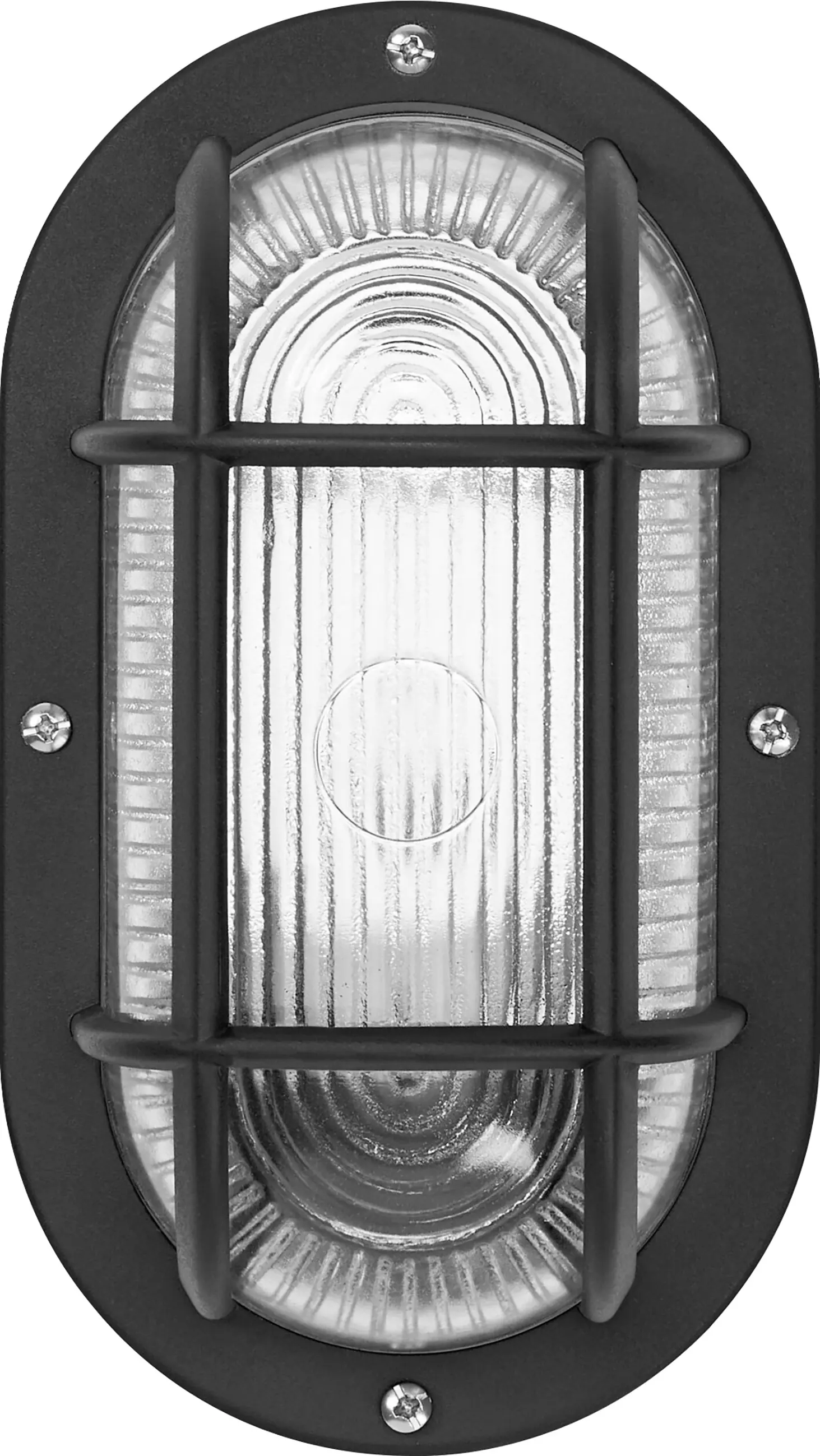 Osram LED Wandleuchte Bulkhead Essential Oval E27 schwarz Osram LED Wandleuchte Bulkhead Essential Oval E27 schwarz