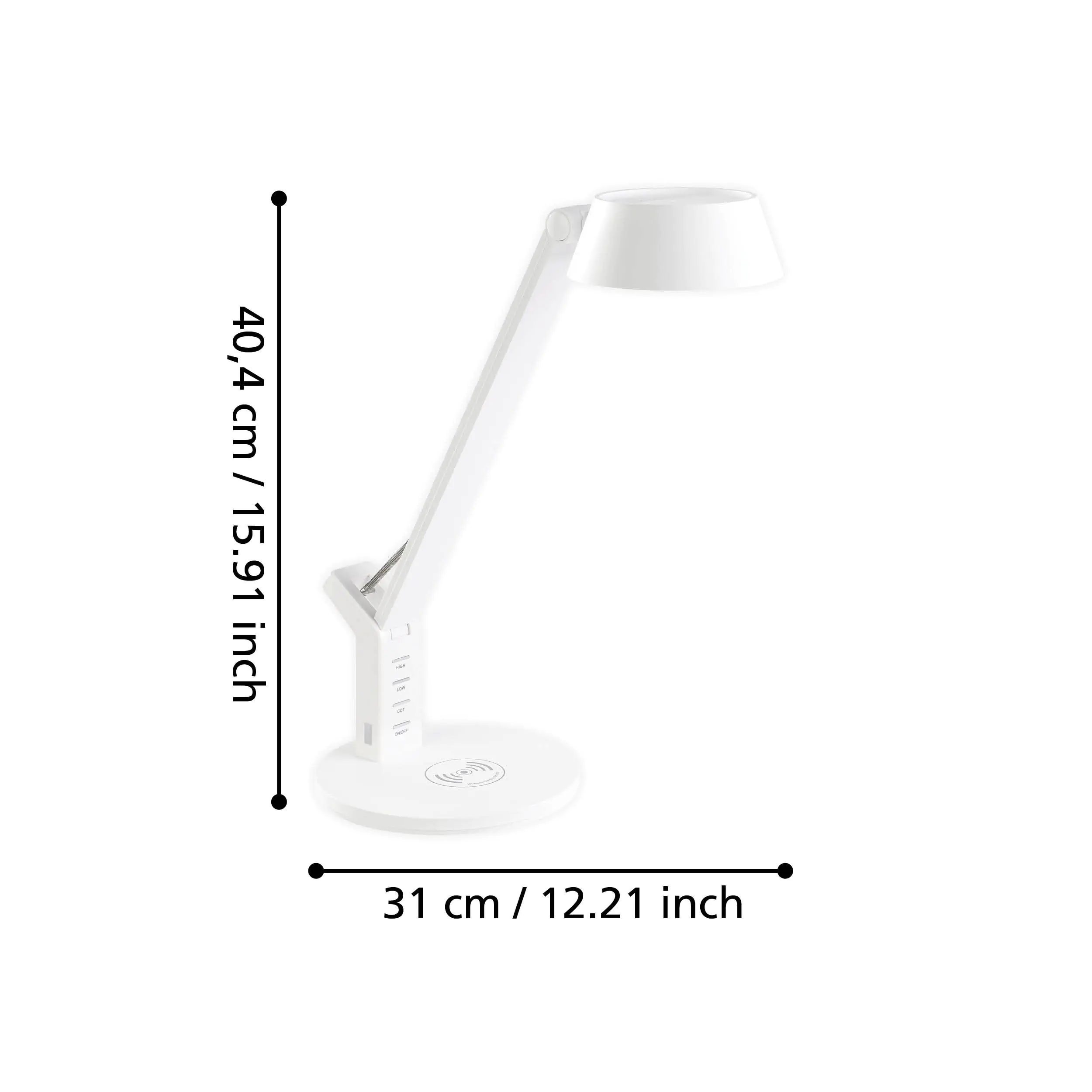 Eglo Led CCT Tischleuchte Banderalo weiß dimmbar mit Ladefunktion Eglo Led CCT Tischleuchte Banderalo weiß dimmbar mit Ladefunktion