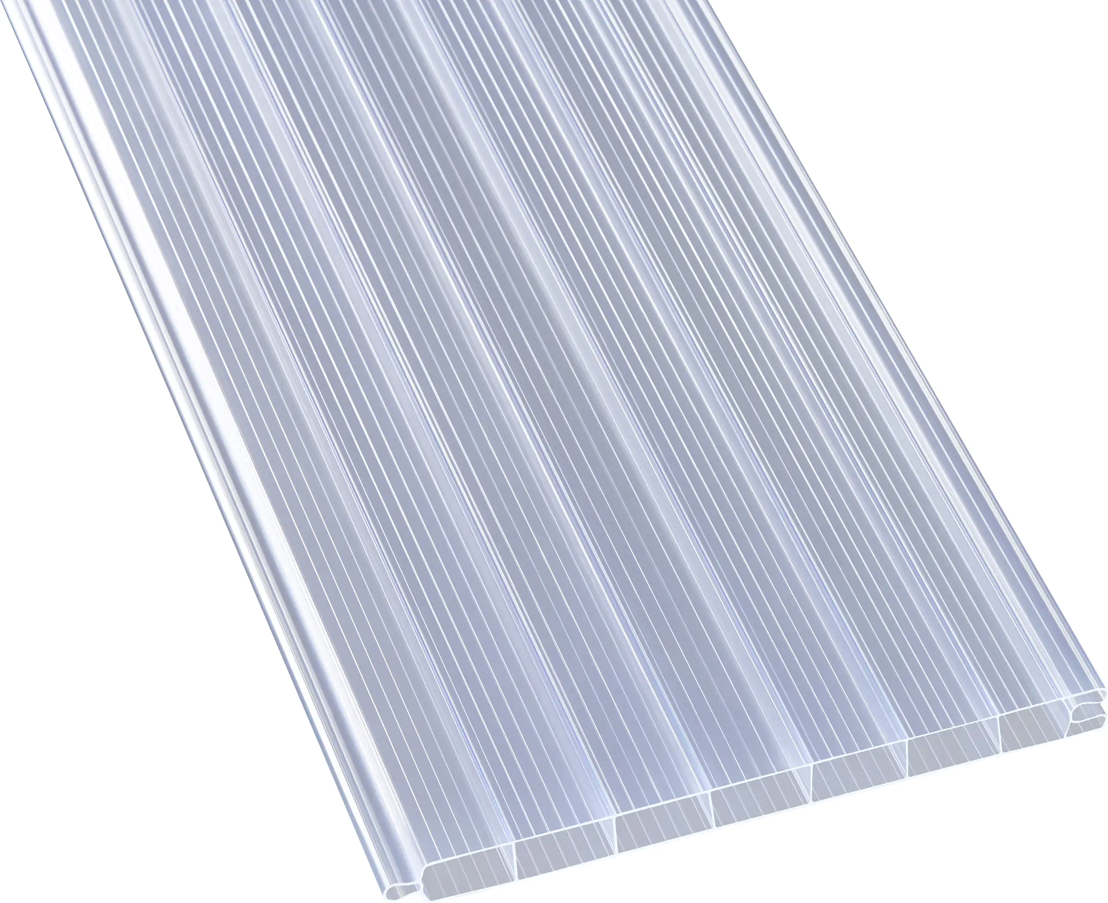 Gutta PVC-Hohlkammerpaneel 200 x 20 cm 16 mm klar