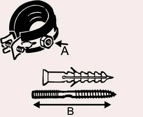 Cornat Stockschrauben inkl. Dübel M8 x 120 mm, 2 Stück