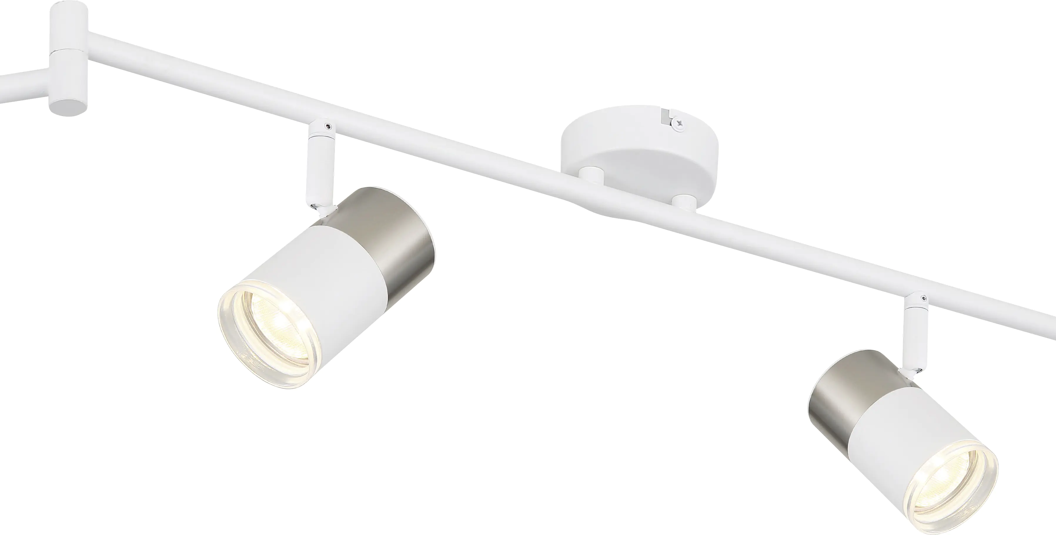 Globo 6er Spot Brisbon weiß matt 180 x 180 x 18,5 cm GU10