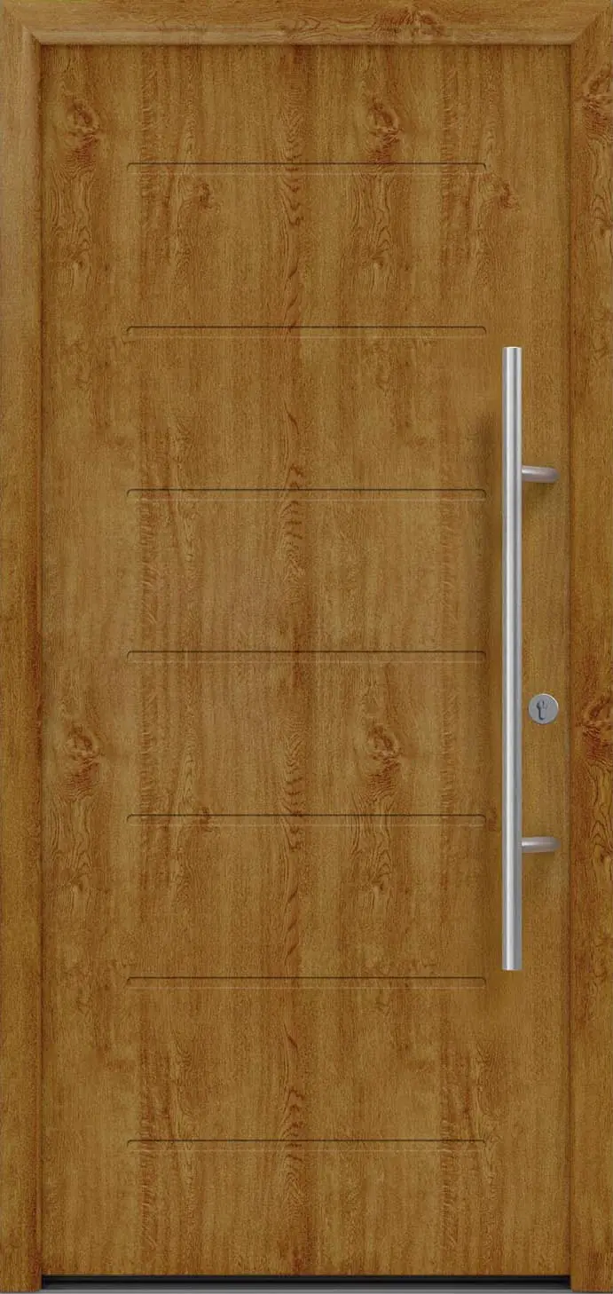 EcoStar Haustür ISOPRO Secur IPS 015 RC2 golden oak 110 x 210 cm EcoStar Haustür ISOPRO Secur IPS 015 RC2 golden oak 110 x 210 cm