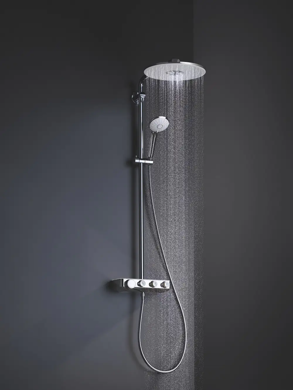 Grohe Kopfbrausesystem Euphoria moon white SmartControl Grohe Kopfbrausesystem Euphoria moon white SmartControl