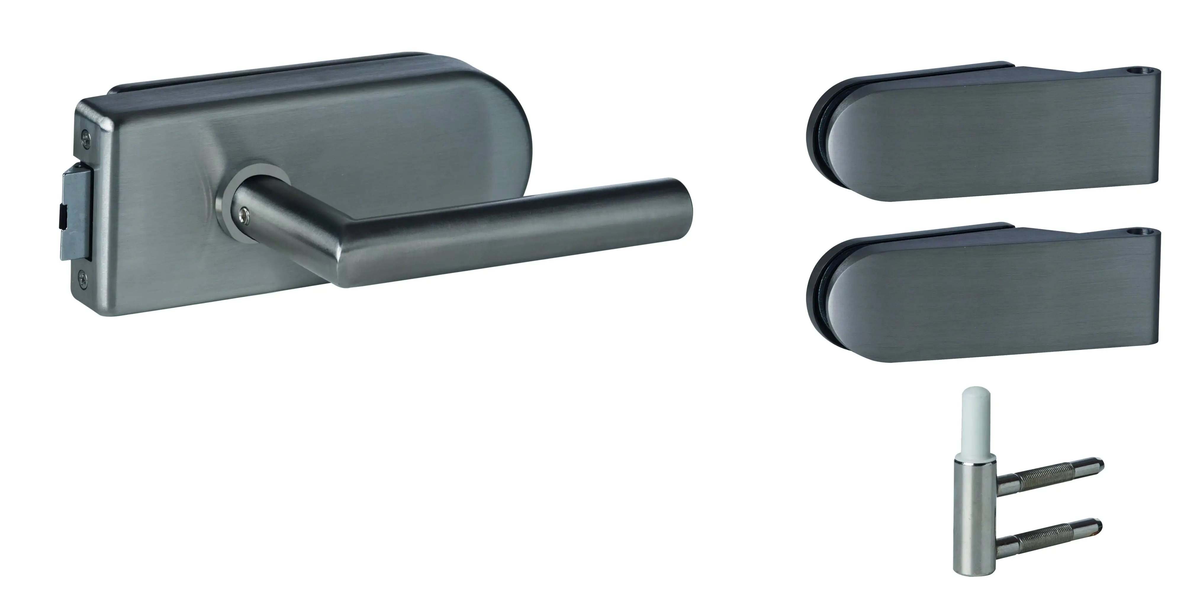 TrendLine Glastür Shade DIN links/ rechts 83,4 x 197,2 cm mit Beschlag