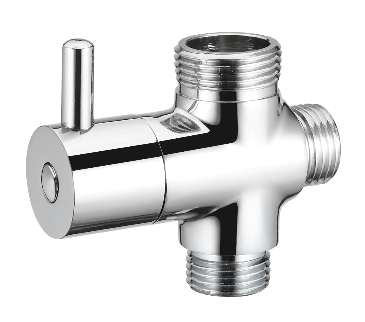 4333692853996_6 TrendLine Duschsystem Round New chrom 3 Strahlarten