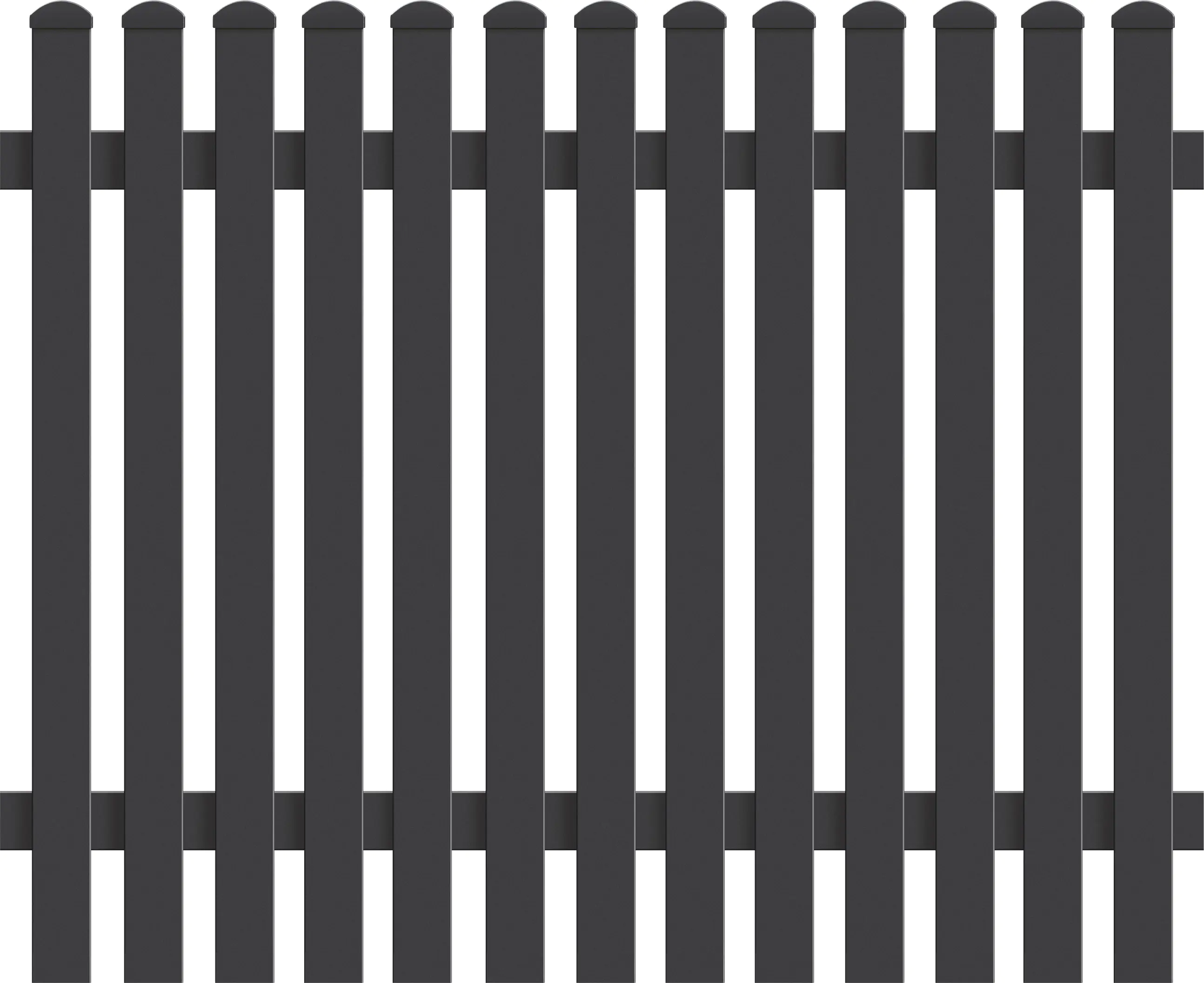 KM Zaun Zaunfeld Meran Gerade 148 x 180 cm, anthrazit