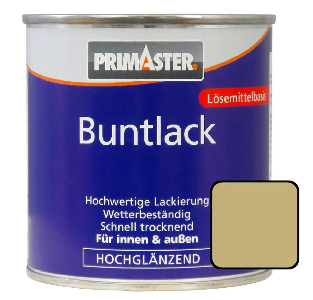 Primaster Buntlack RAL 1001 750 ml beige hochglänzend Primaster Buntlack RAL 1001 750 ml beige hochglänzend