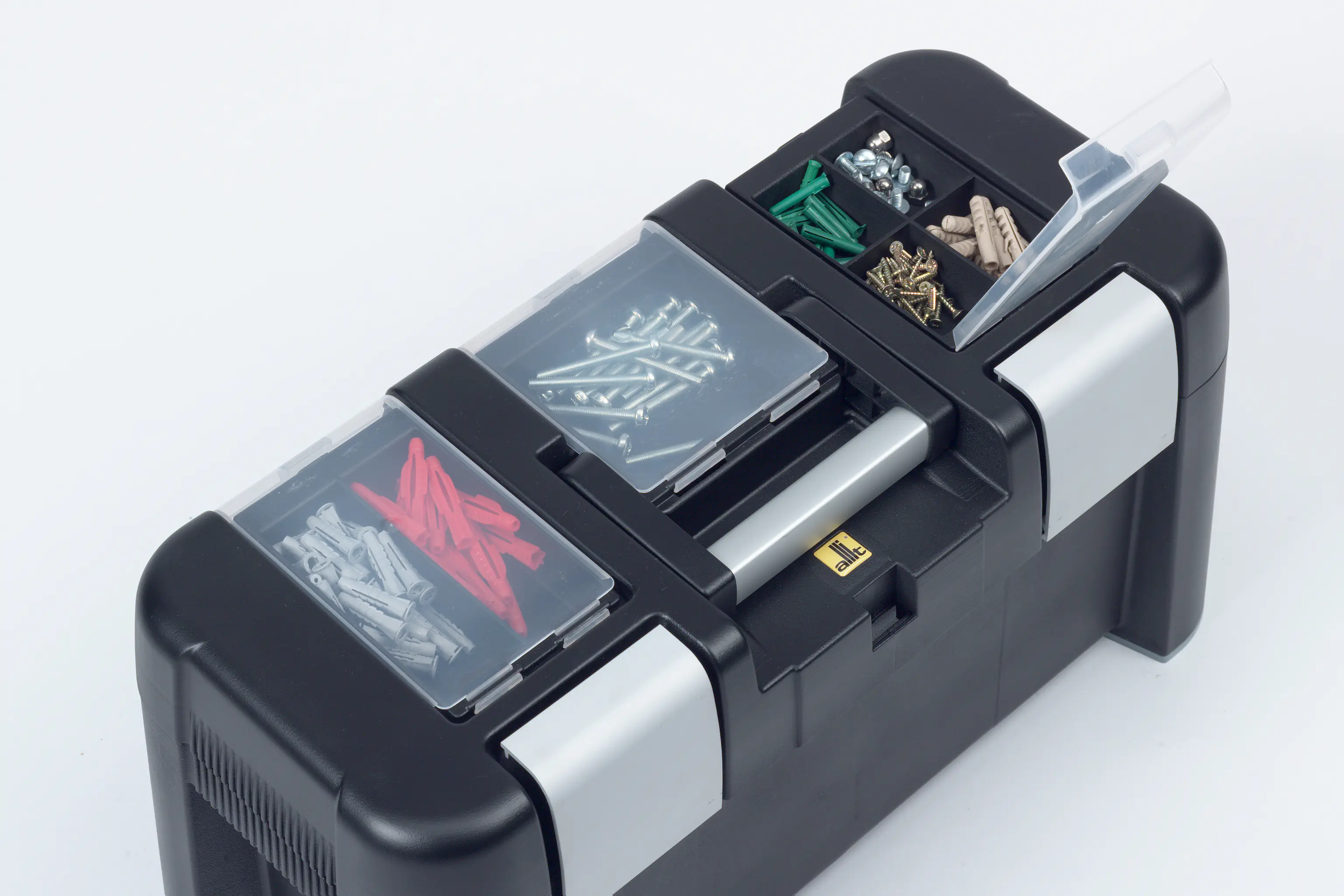 Allit Werkzeugkoffer McPlus Alu 21 ohne Inhalt schwarz Allit Werkzeugkoffer McPlus Alu 21 ohne Inhalt schwarz