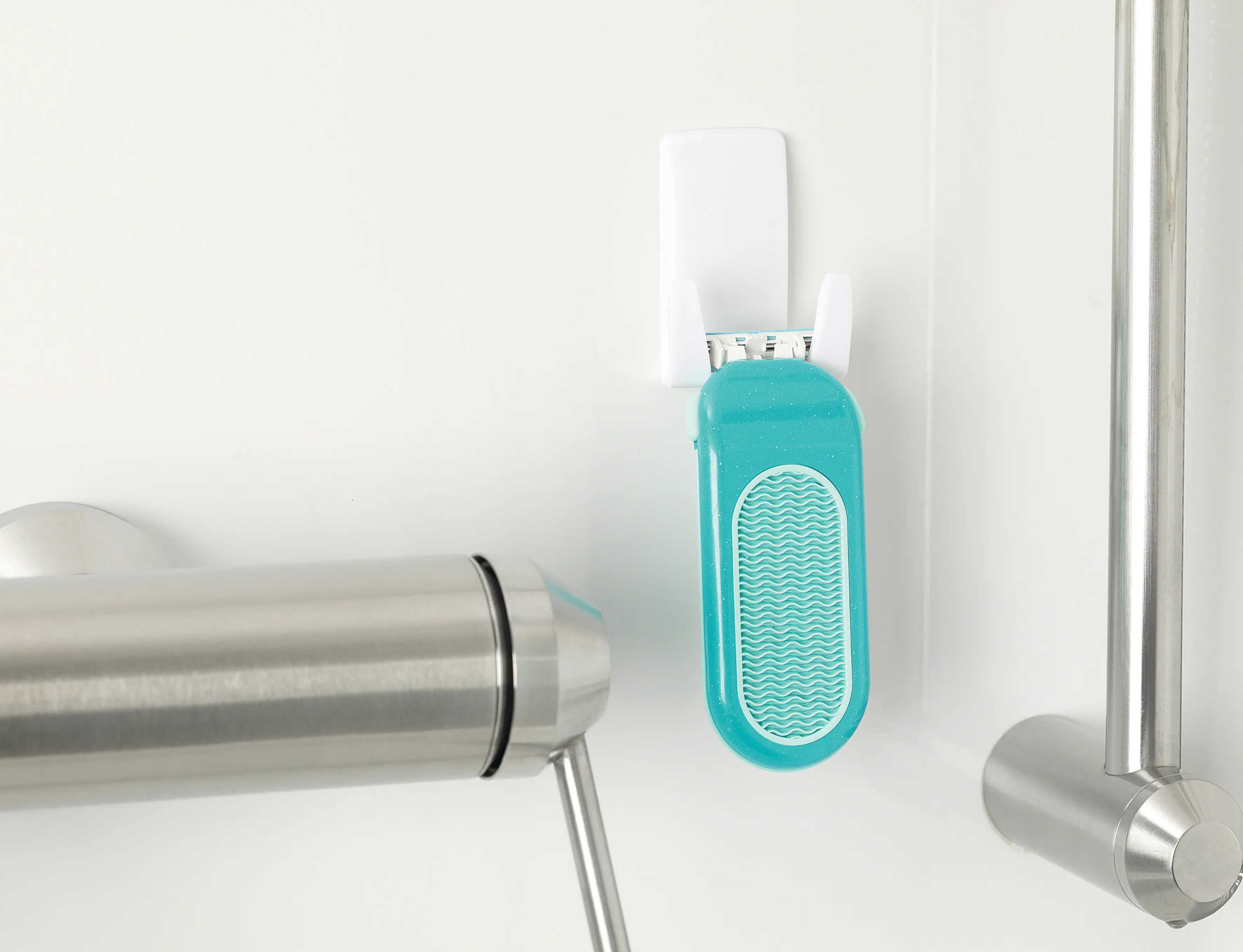 tesa Rasiererhalter Powerstrip weiß, waterproof