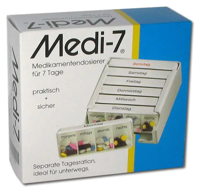 Medi-7 Tablettenbox für 7 Tage PZN 3812431 Medi-7 Tablettenbox für 7 Tage PZN 3812431
