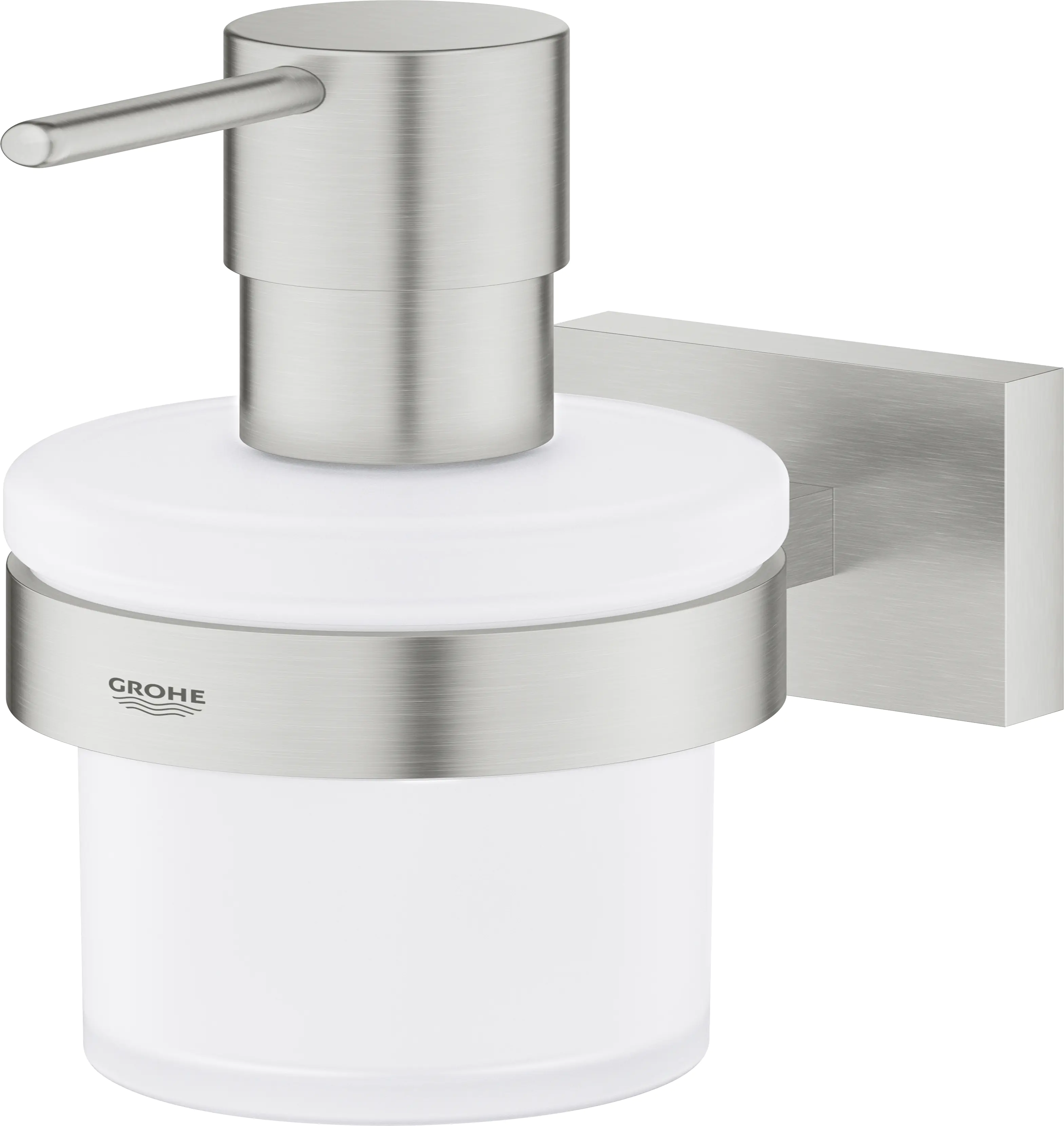 Grohe Start Cube Seifenspender mit Halter supersteel Grohe Start Cube Seifenspender mit Halter supersteel