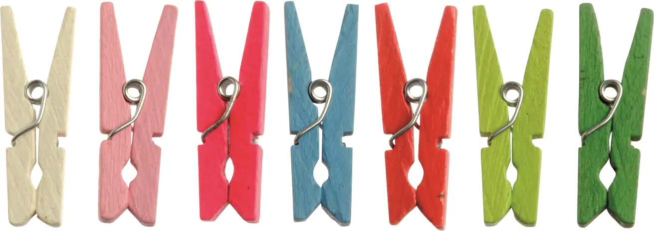 Glorex Wäscheklammern Holz 3 cm, 48 Stück