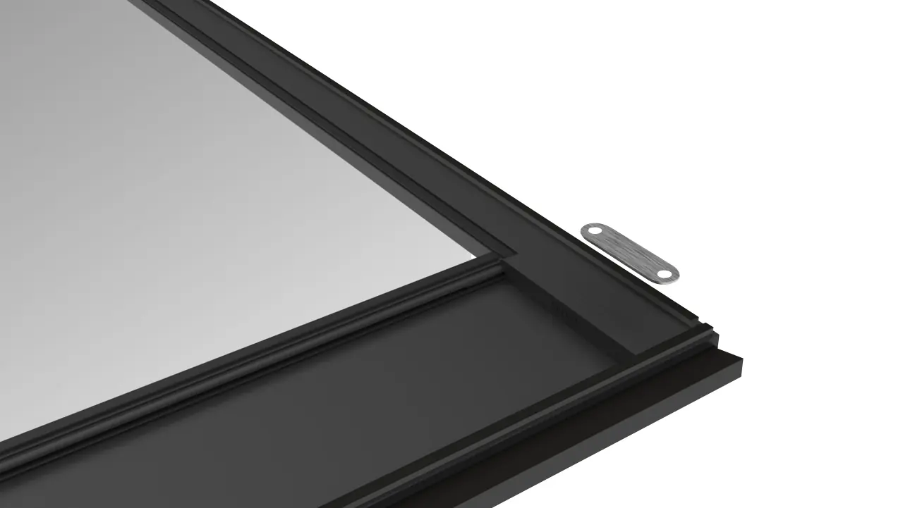 Primaster Fliegenschutz-Tür 100 x 210 cm anthrazit/anthrazit kürzbar