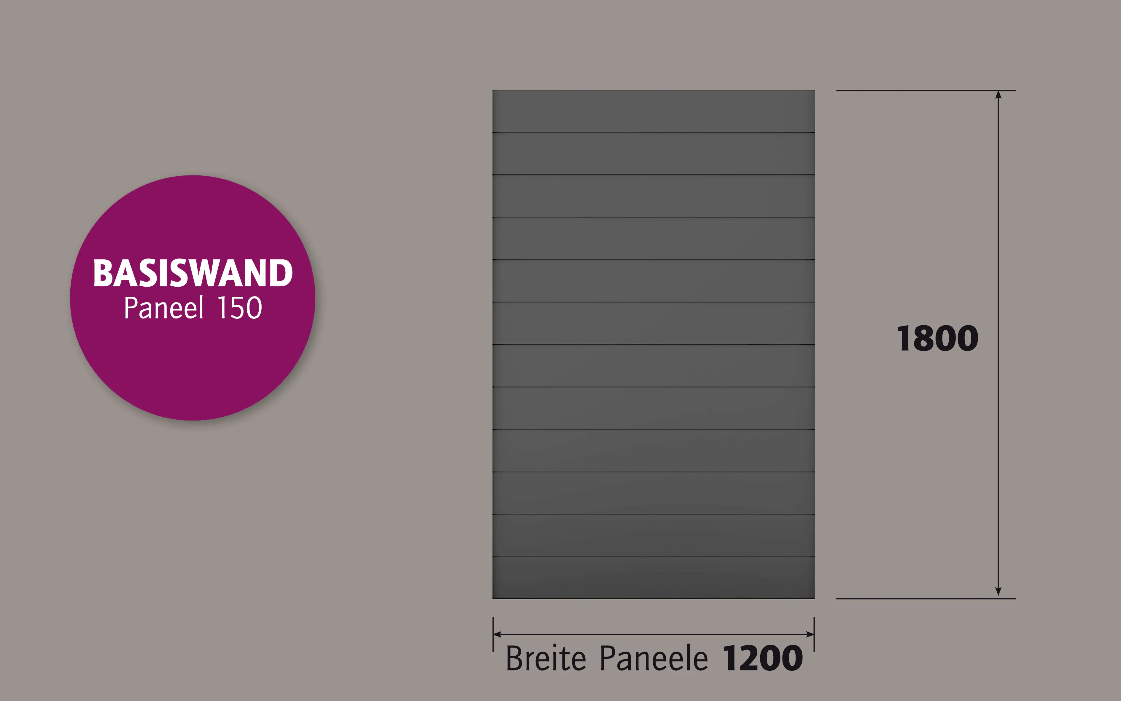 Ambiente Alu-Zaun Paneel 150 B x H: 120 cm x 180 cm, 22 mm stark Ambiente Alu-Zaun Paneel 150 B x H: 120 cm x 180 cm, 22 mm stark