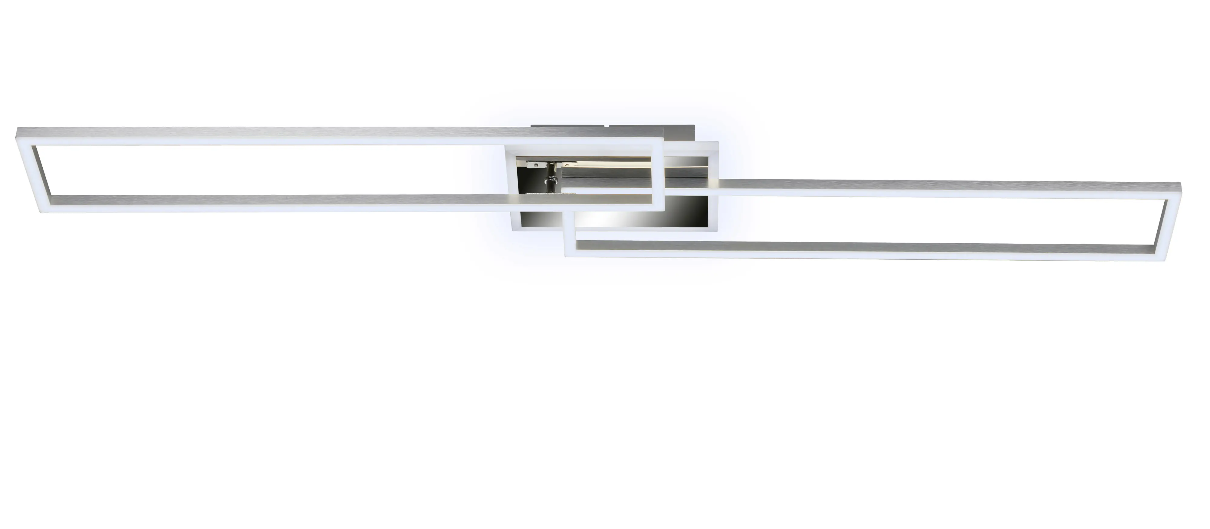 Briloner LED-Deckenleuchte Frame chrom 110 x 24,8 cm CCT dimmbar