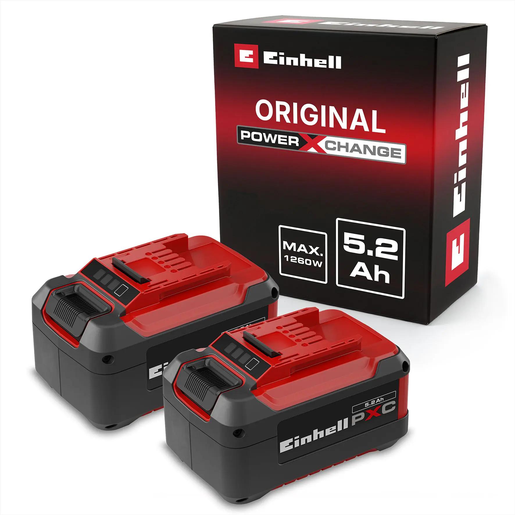 Einhell Akkus 18V 5,2 Ah PXC-Twinpack