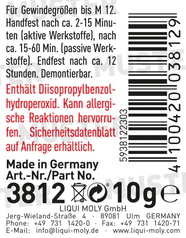 Liqui Moly Schrauben-Sicherung feinmechanik 10 g