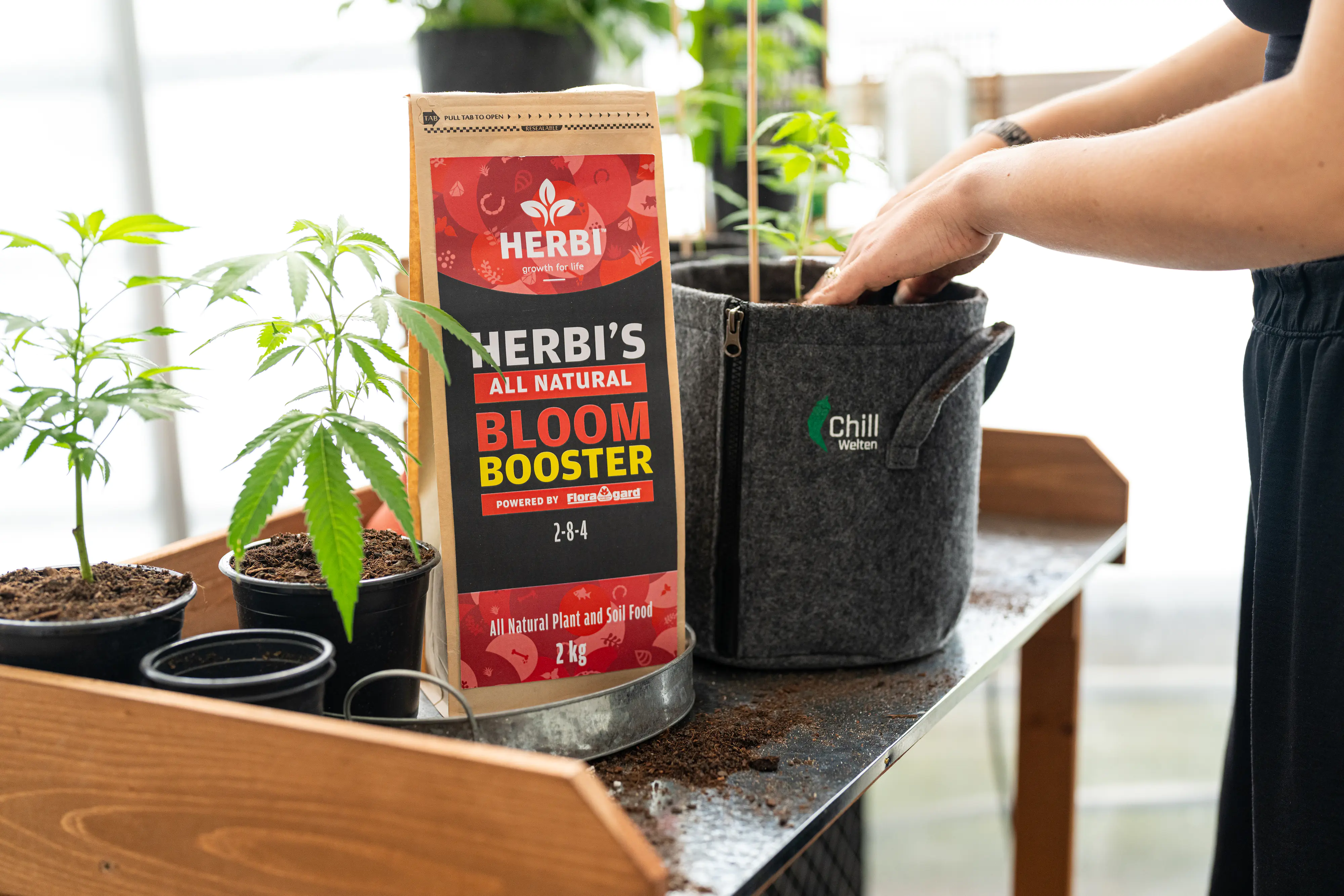 Herbi's Living Soil Grow Booster Biologisch aktiver Naturdünger 1 kg