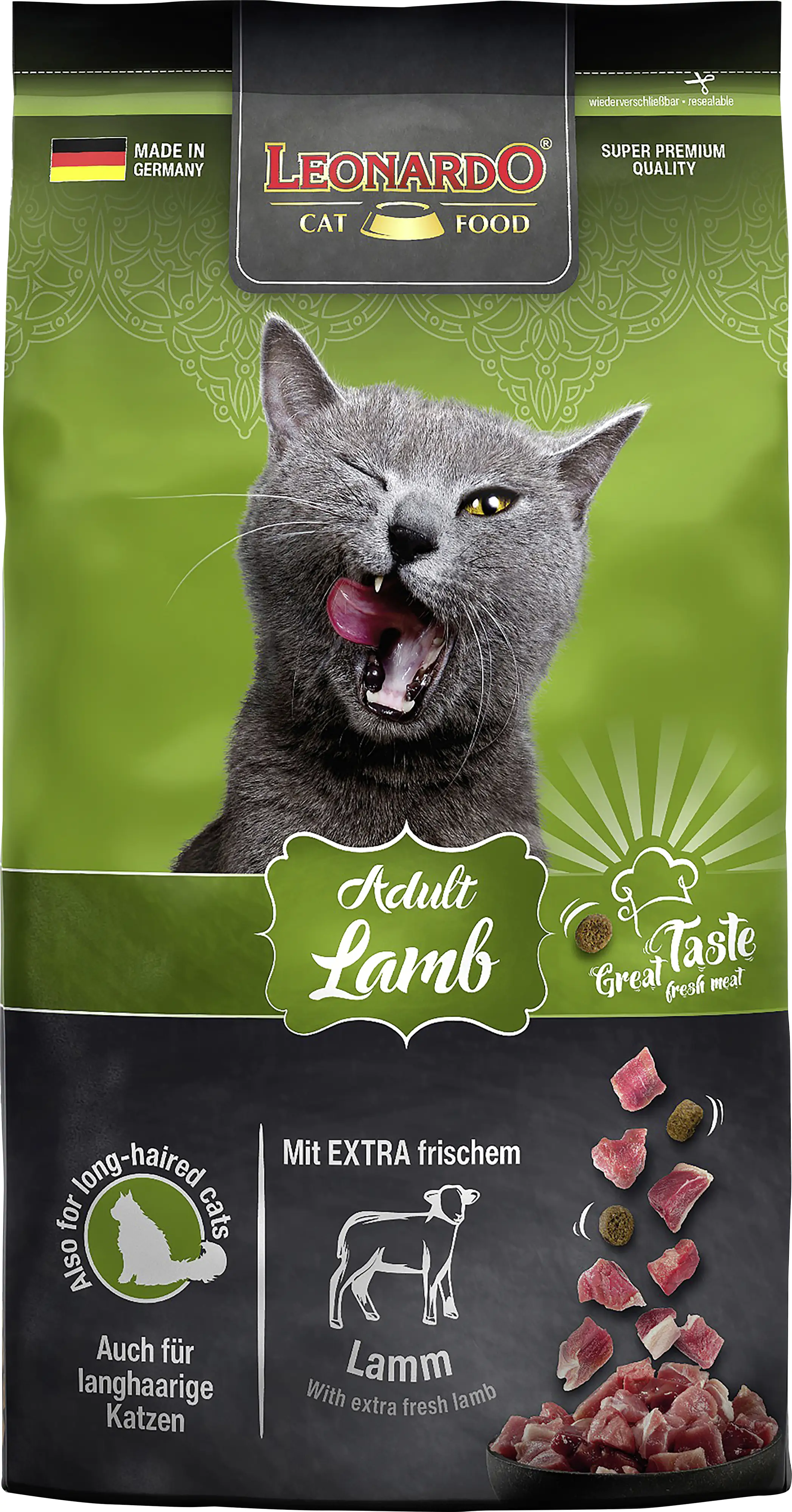 Leonardo Katzentrockenfutter  Leo Ad mit extra frischem Lamm 1,8 kg Leonardo Katzentrockenfutter  Leo Ad mit extra frischem Lamm 1,8 kg