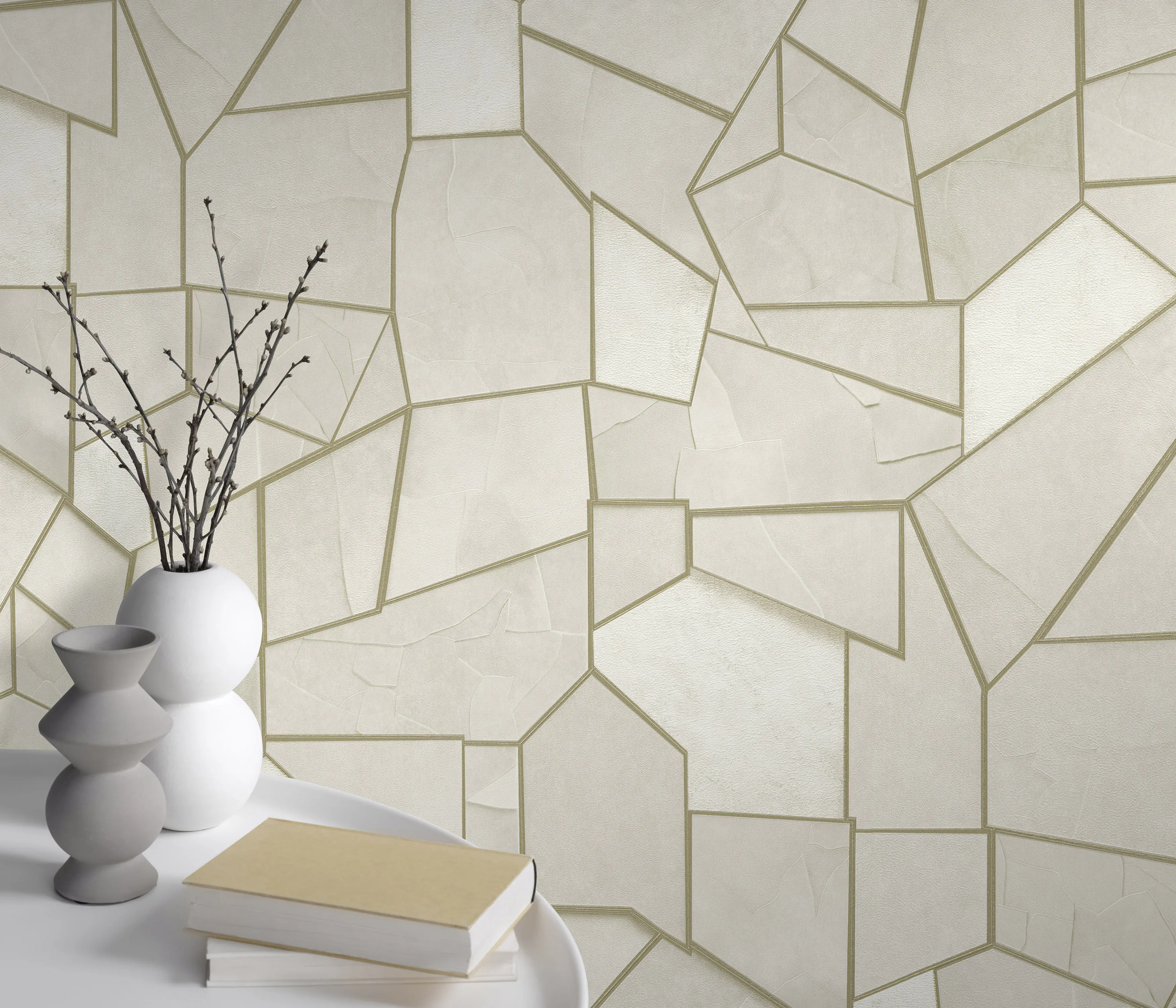 Erismann Vliestapete Grafisch beige 10,05 x 0,53 m