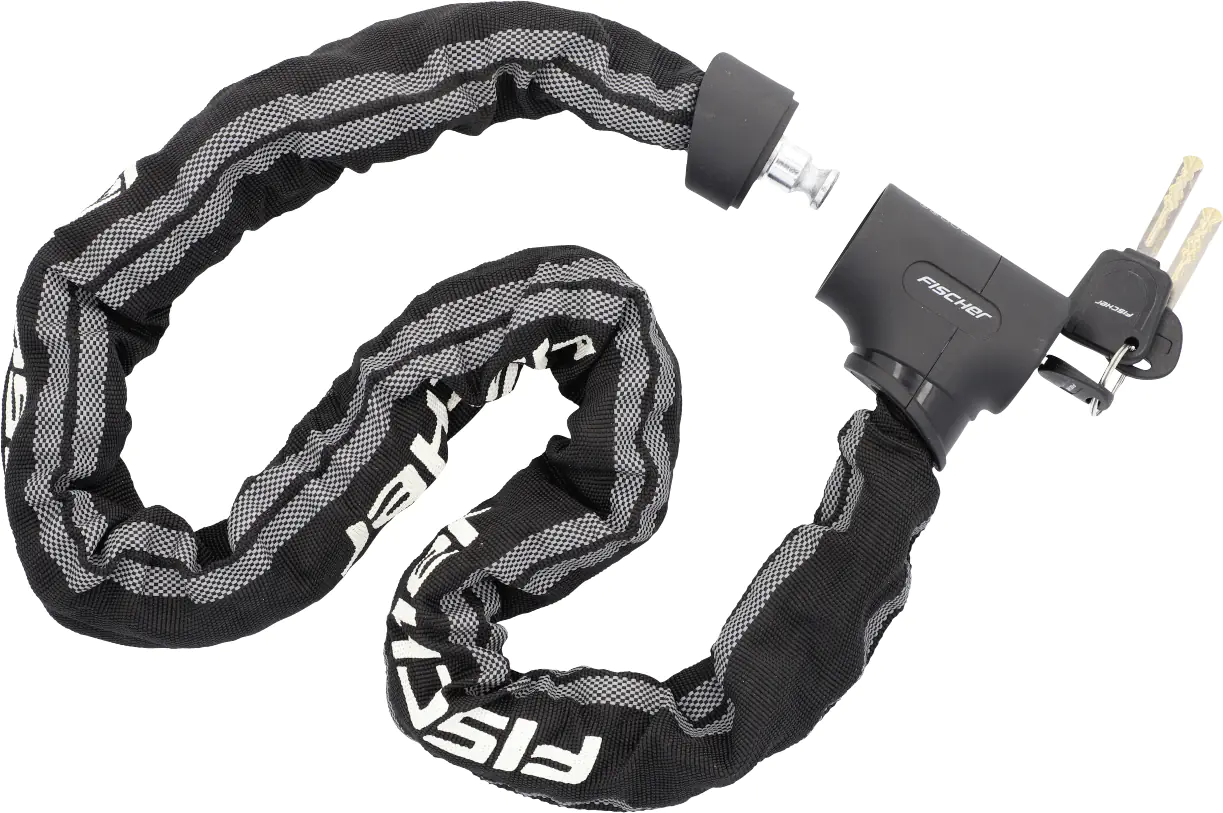 Fischer Fahrrad-Kettenschloss PROTEC PLUS+ CK100 Fischer Fahrrad-Kettenschloss PROTEC PLUS+ CK100