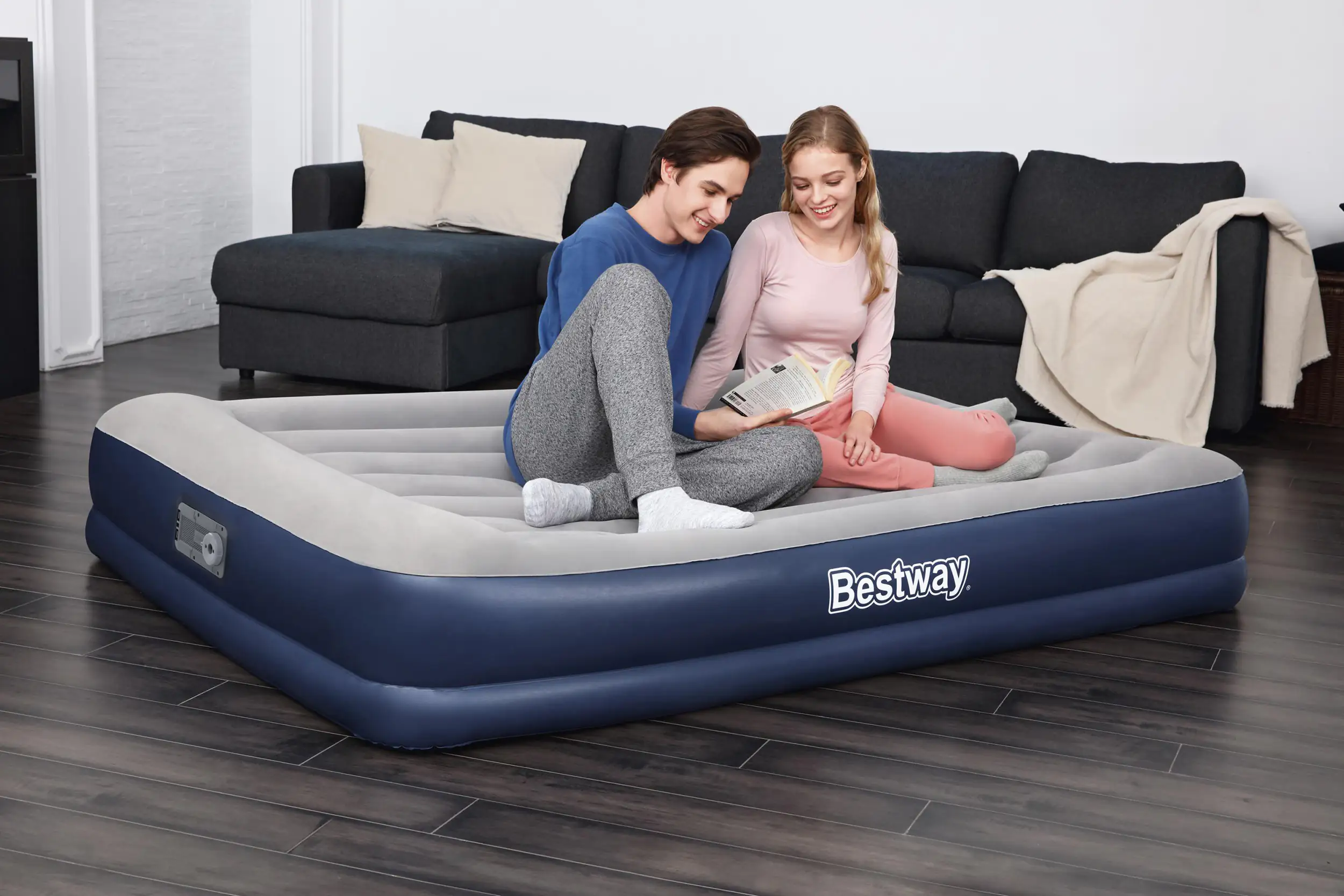 6942138985900_05 Bestway Luftbett Tritec Double XL Lo