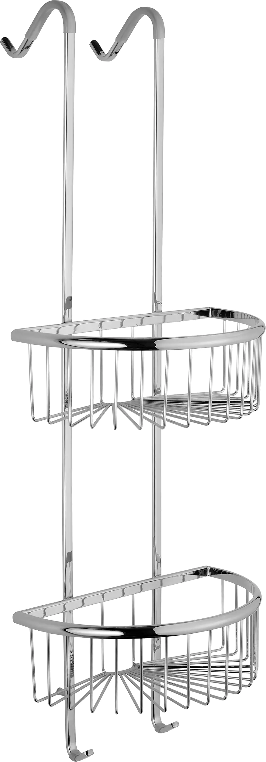 Primaster Hängeduschkorb Tuna Edelstahl 2 Ablagen chrom