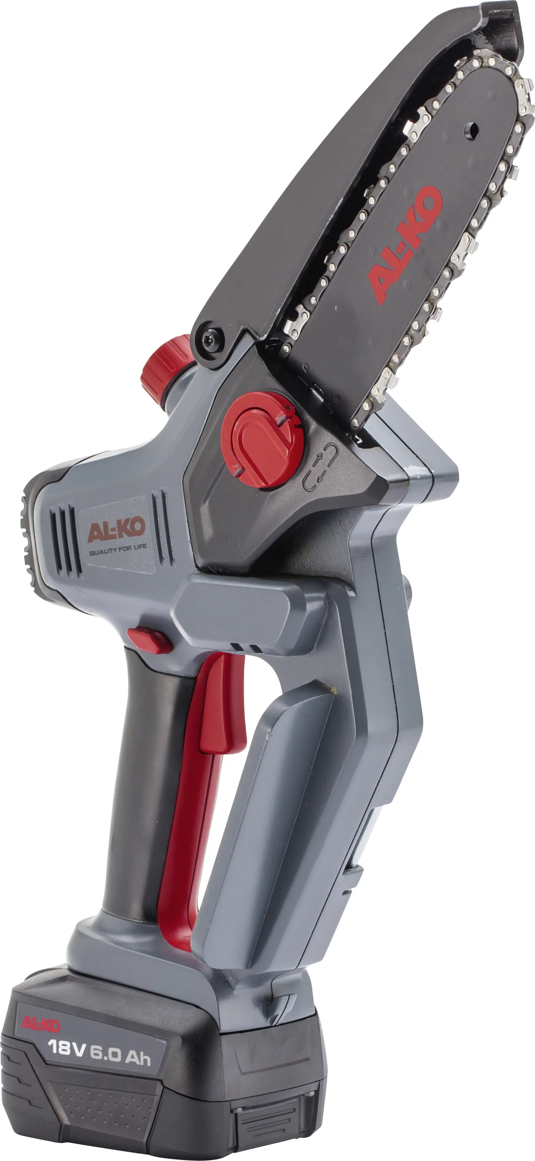 Alko Akku-Mini-Kettensäge CSM 1815 15 cm Schwertlänge