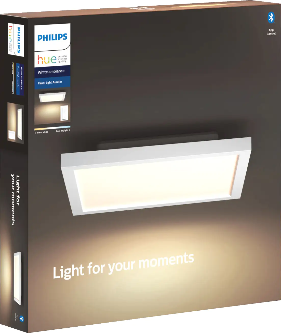 Philips Hue LED Panel White Ambiance Aurelle weiß 30 x 30 cm