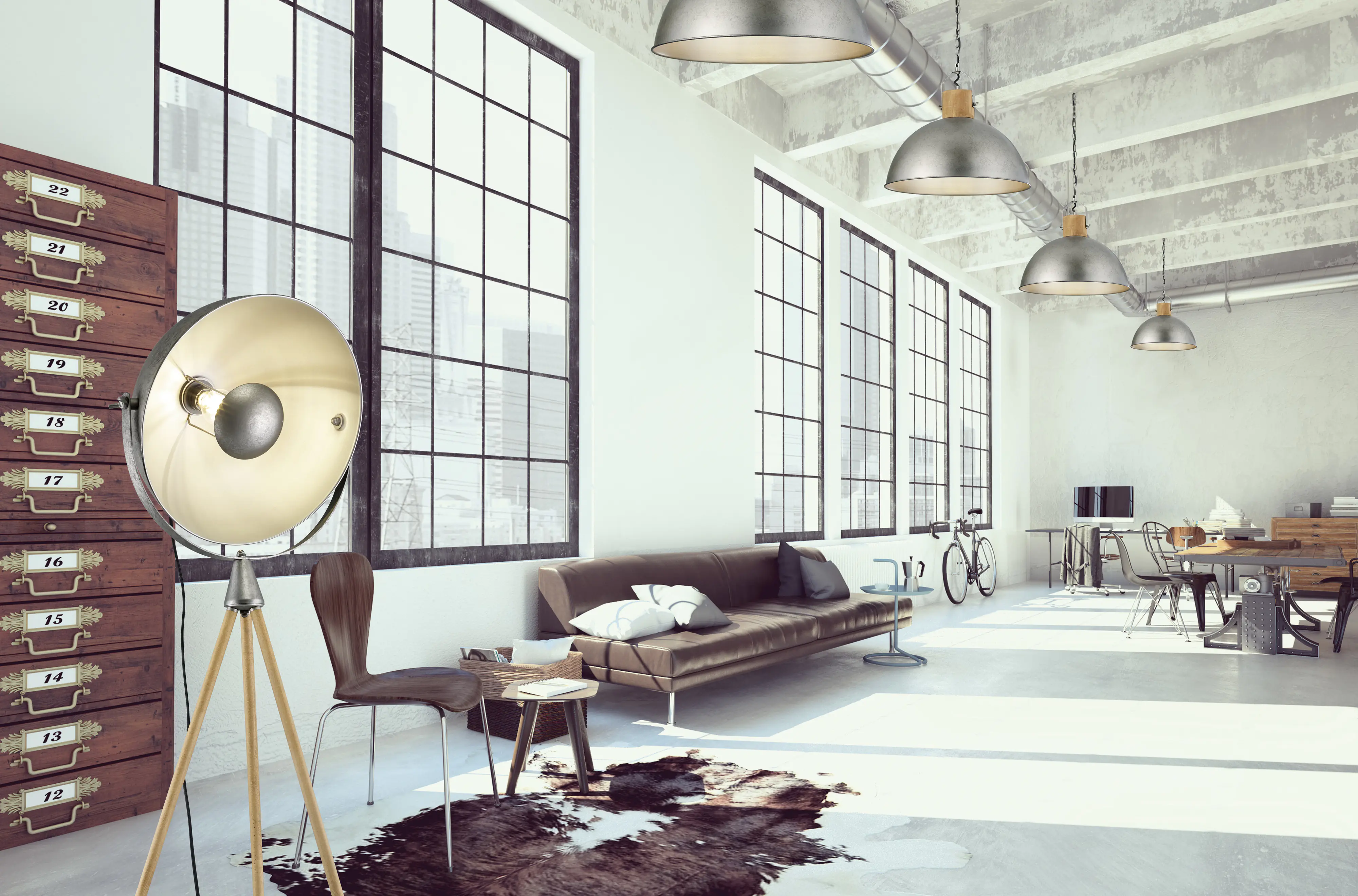 Trio Leuchten Pendelleuchte Delhi nickel antik