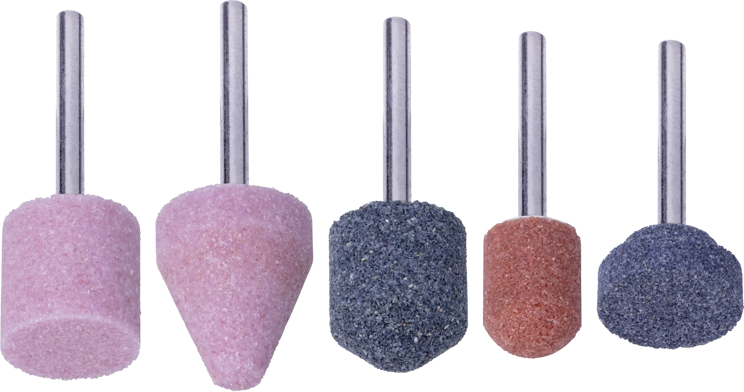 Wolfcraft Schleifkörper-Set Schaft Ø 3 mm 5 Stück für Keramik