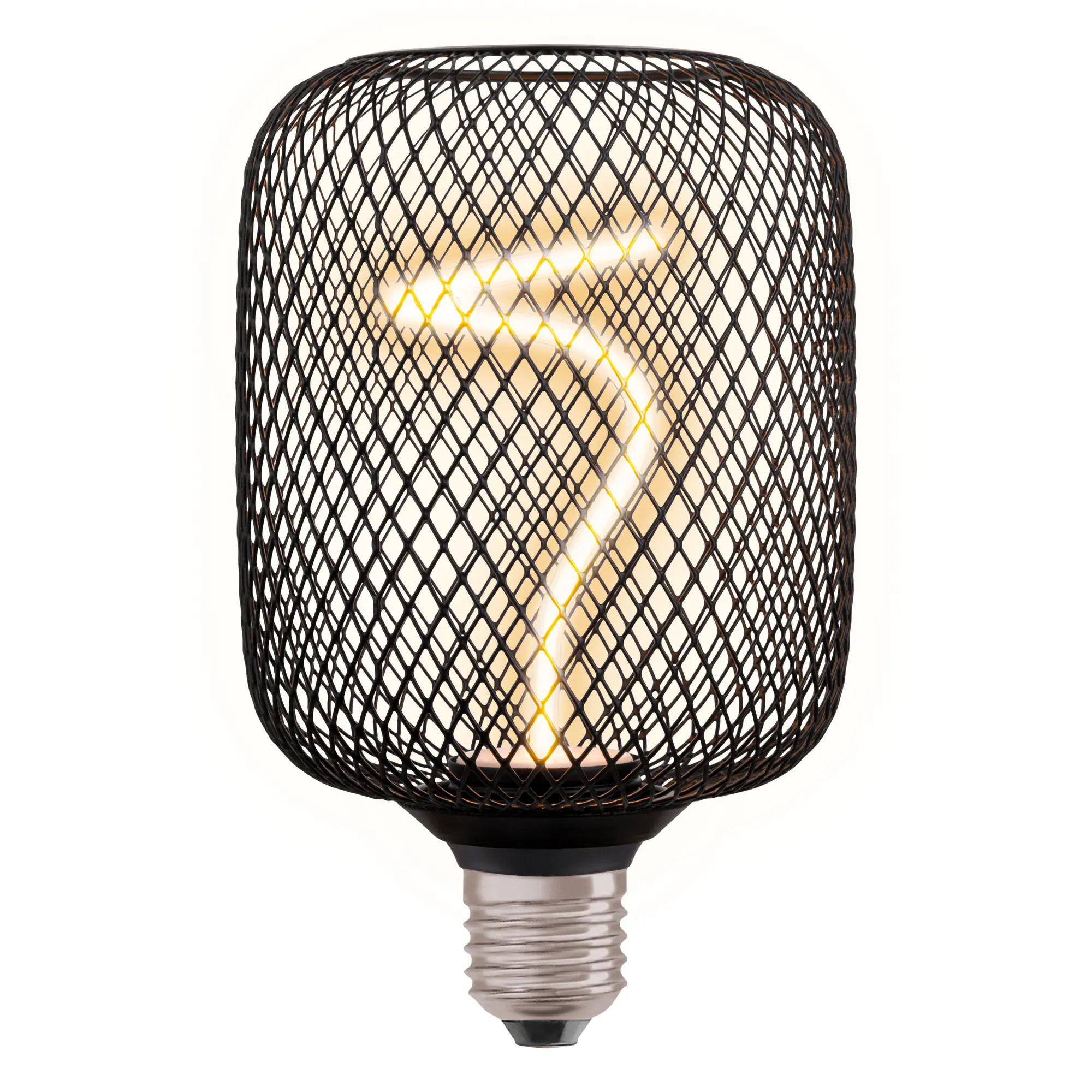 Osram LED Dekoleuchtmittel E27 Square schwarz 3,5W dimmbar warmweiß