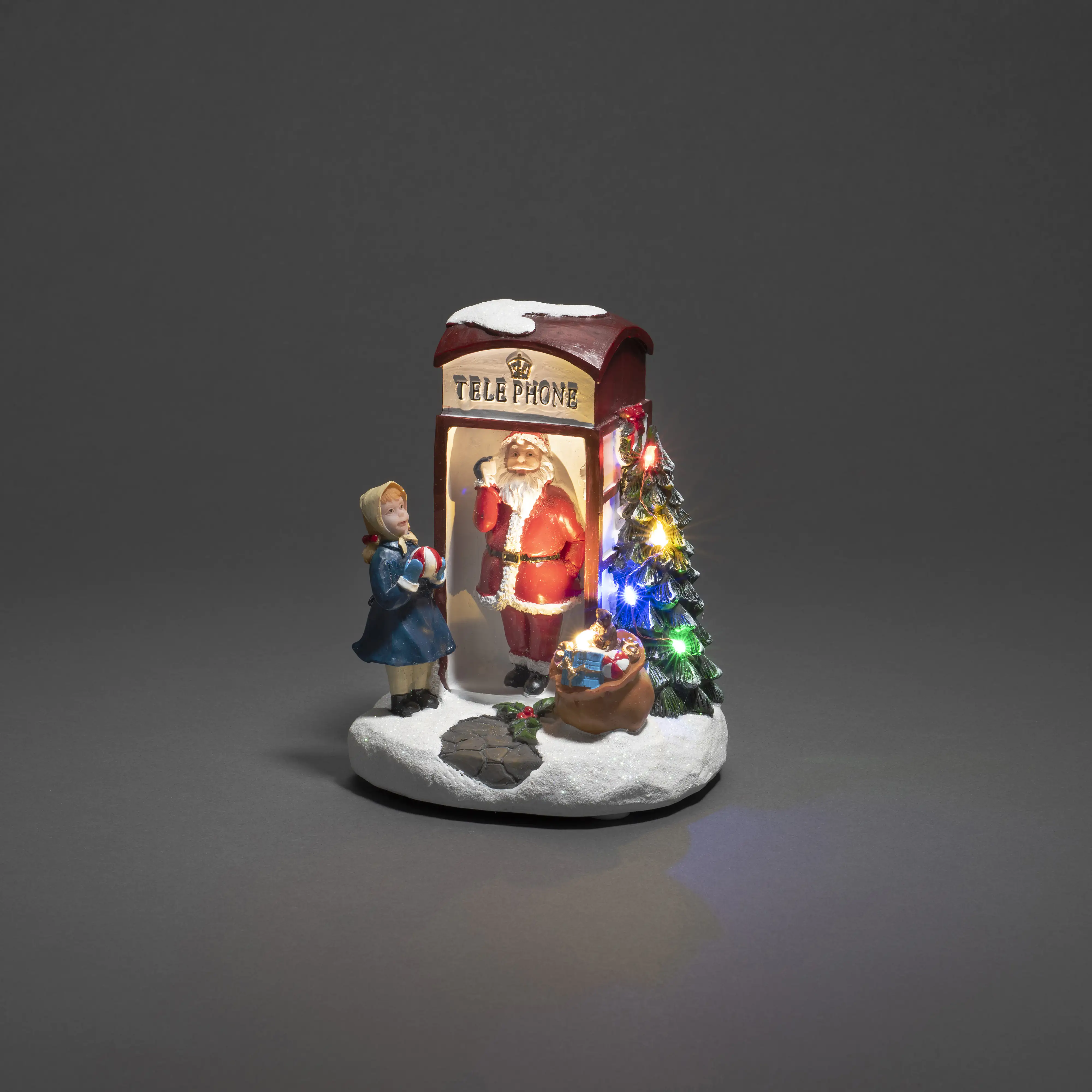 7318304211002_2972518 Konstsmide LED Szenerie Weihnachtsmann 12,5 cm x 11,5 cm x 16,5 cm