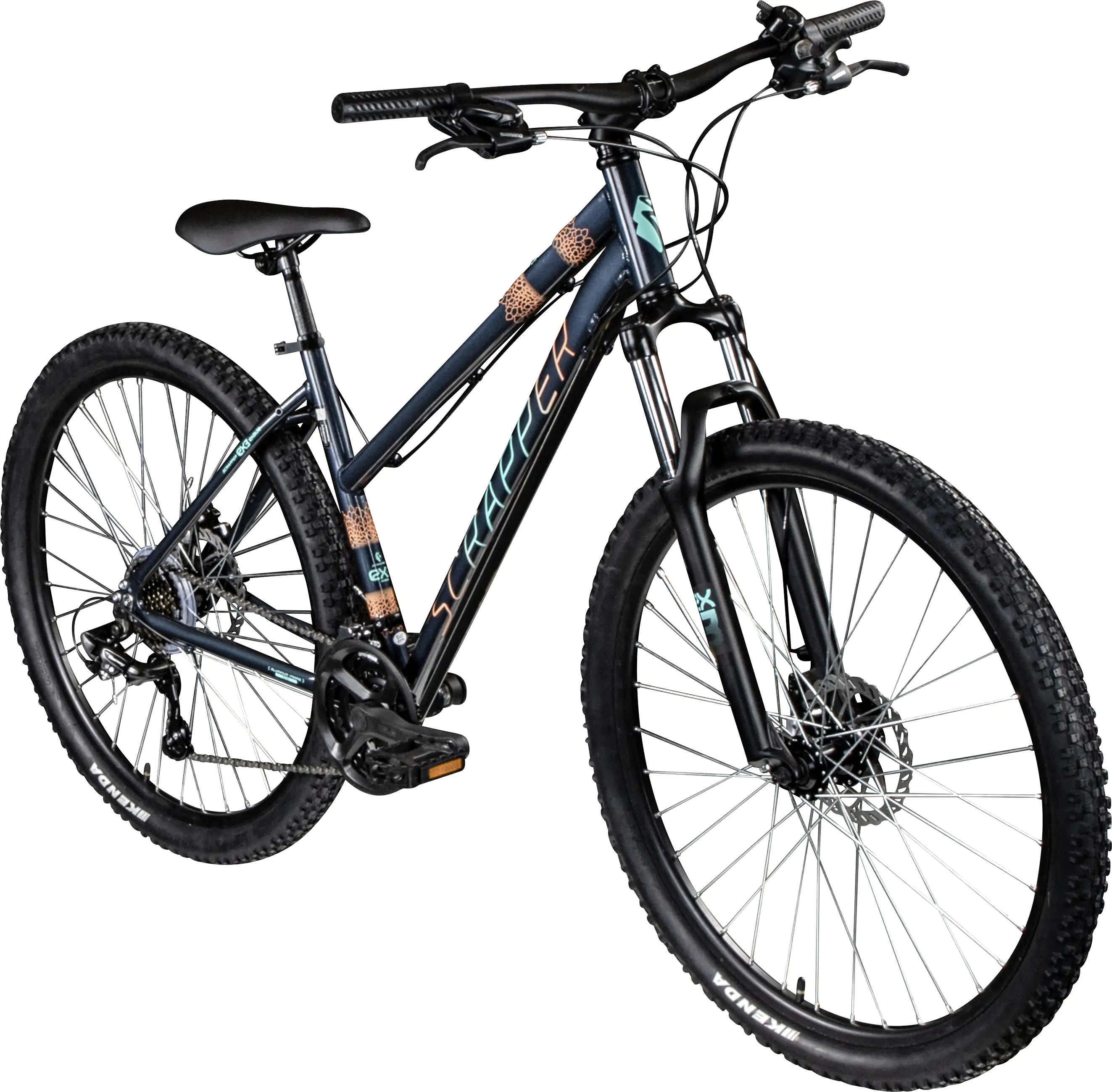 Scrapper Mountainbike EXALTA 3.2 M 27,5 Zoll RH 44cm 21-Gang dunkelblau