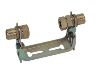 Wasserzähler-Einbaubügel 3/4" x 3/4" Edelstahl
