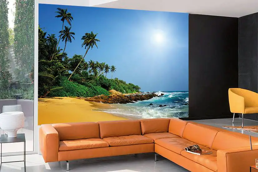 papermoon Vlies- Fototapete Digitaldruck 350 x 260 cm Sri Lanka Tropical Beach