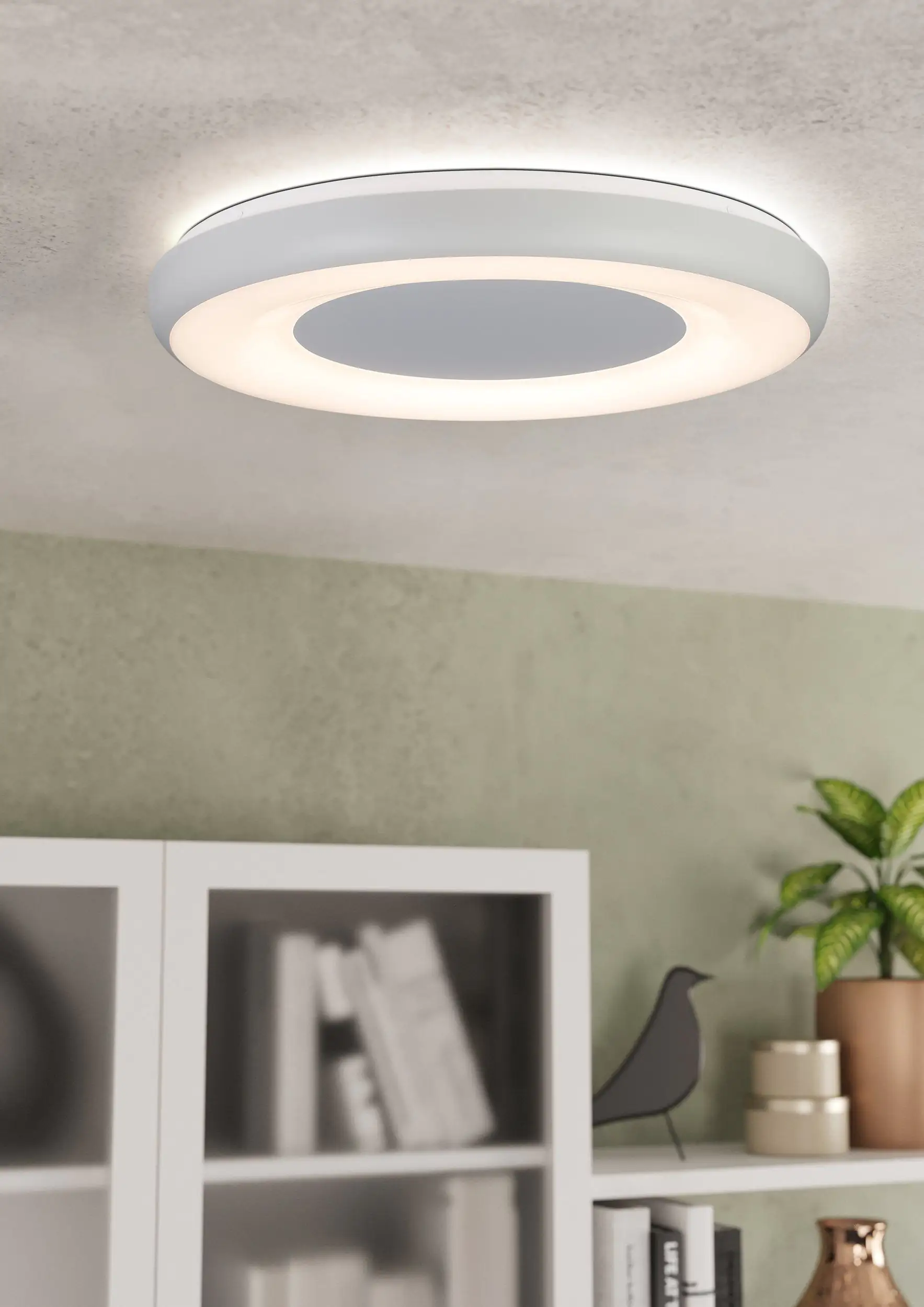 Eglo LED Deckenleuchte Jutio weiß Ø 48 cm