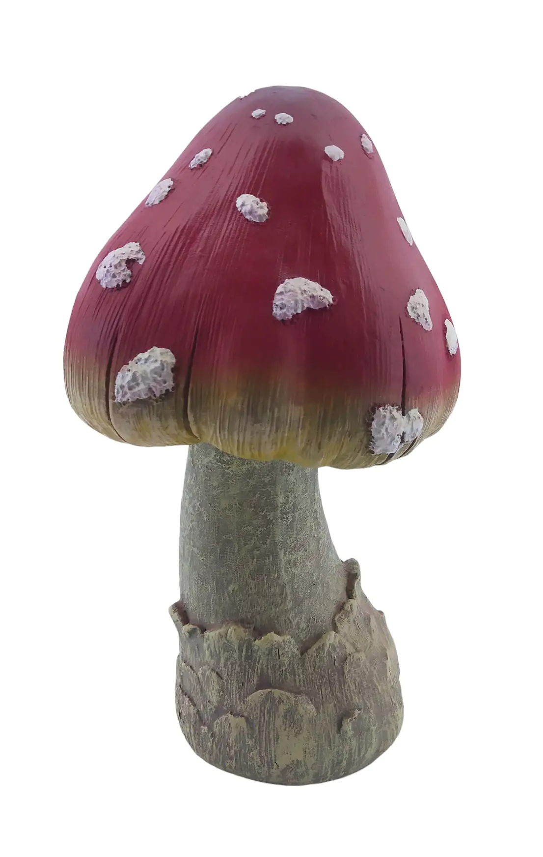 Figur Fliegenpilz groß Polyresin 35 x 20 x 20 cm rot