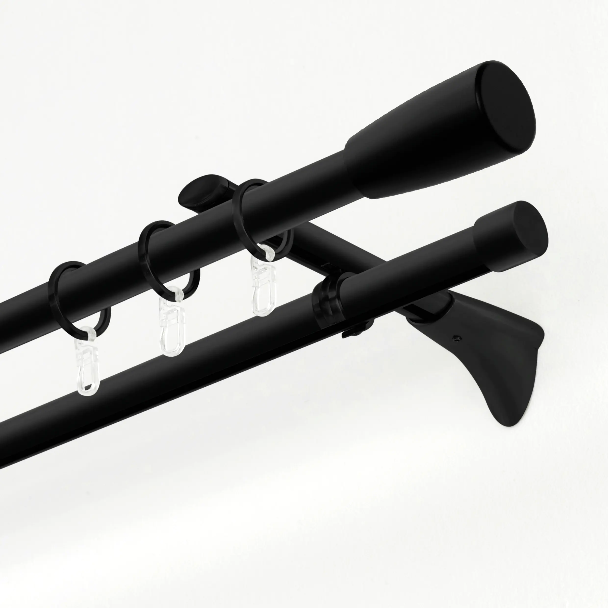 Gardinia Ring-Adapter für Universal-Träger Chicago Ø 20 mm schwarz-matt