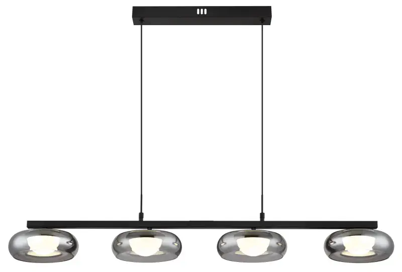 Globo Hängeleuchte Carlene 110 x 120 cm L x H schwarz matt